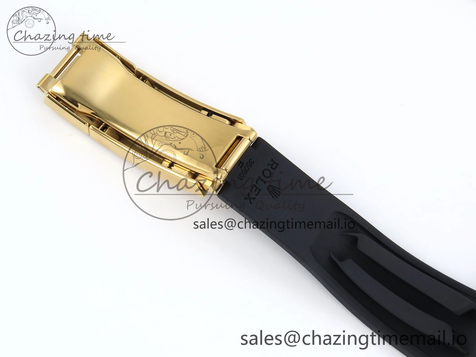 Daytona 126518 Clean YG 1:1 Best Edition Black YG Dial on Oysterflex Rubber Strap DD4131