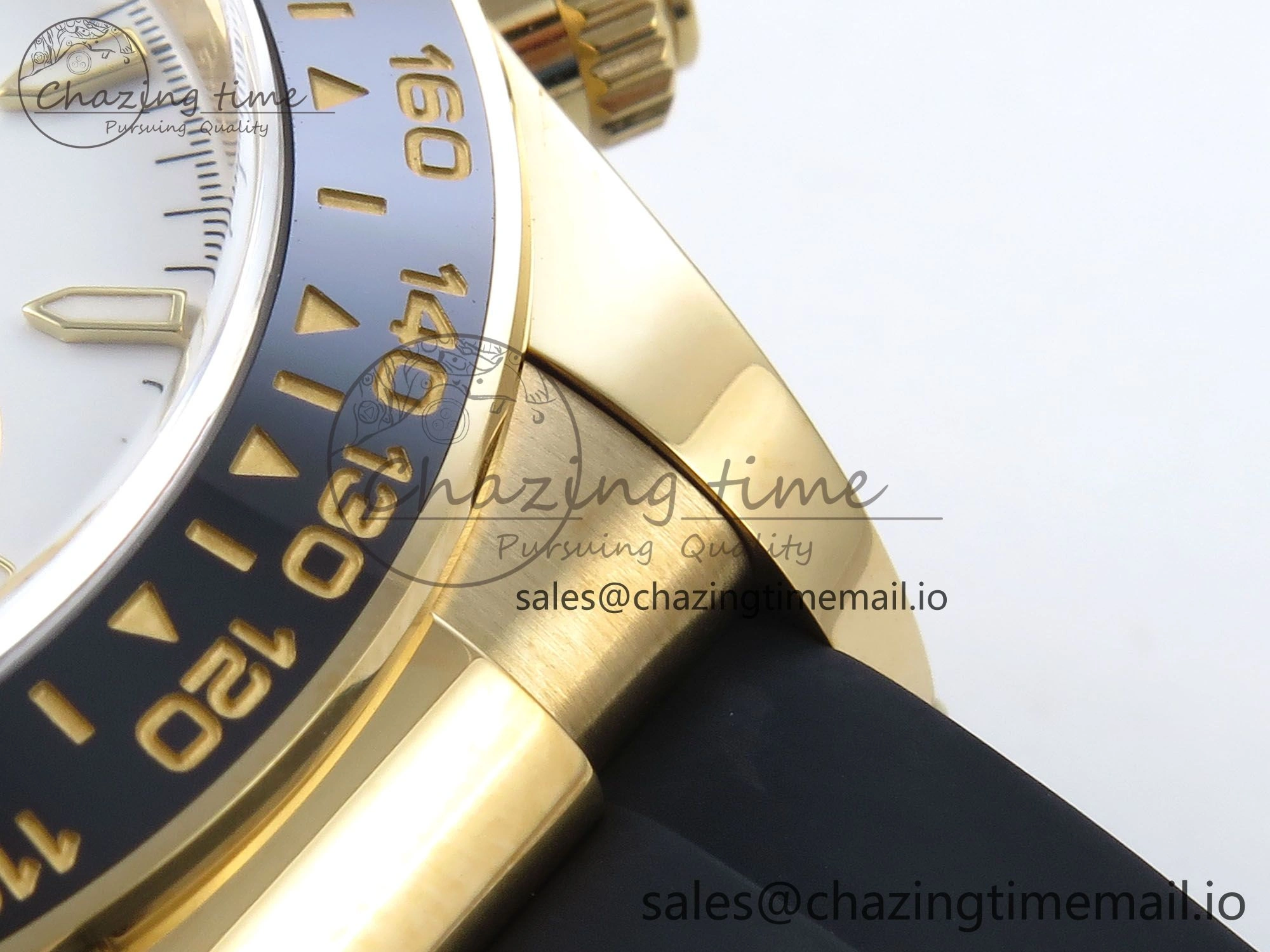 Daytona 126518 Clean YG 1:1 Best Edition White Dial on Oysterflex Rubber Strap DD4131