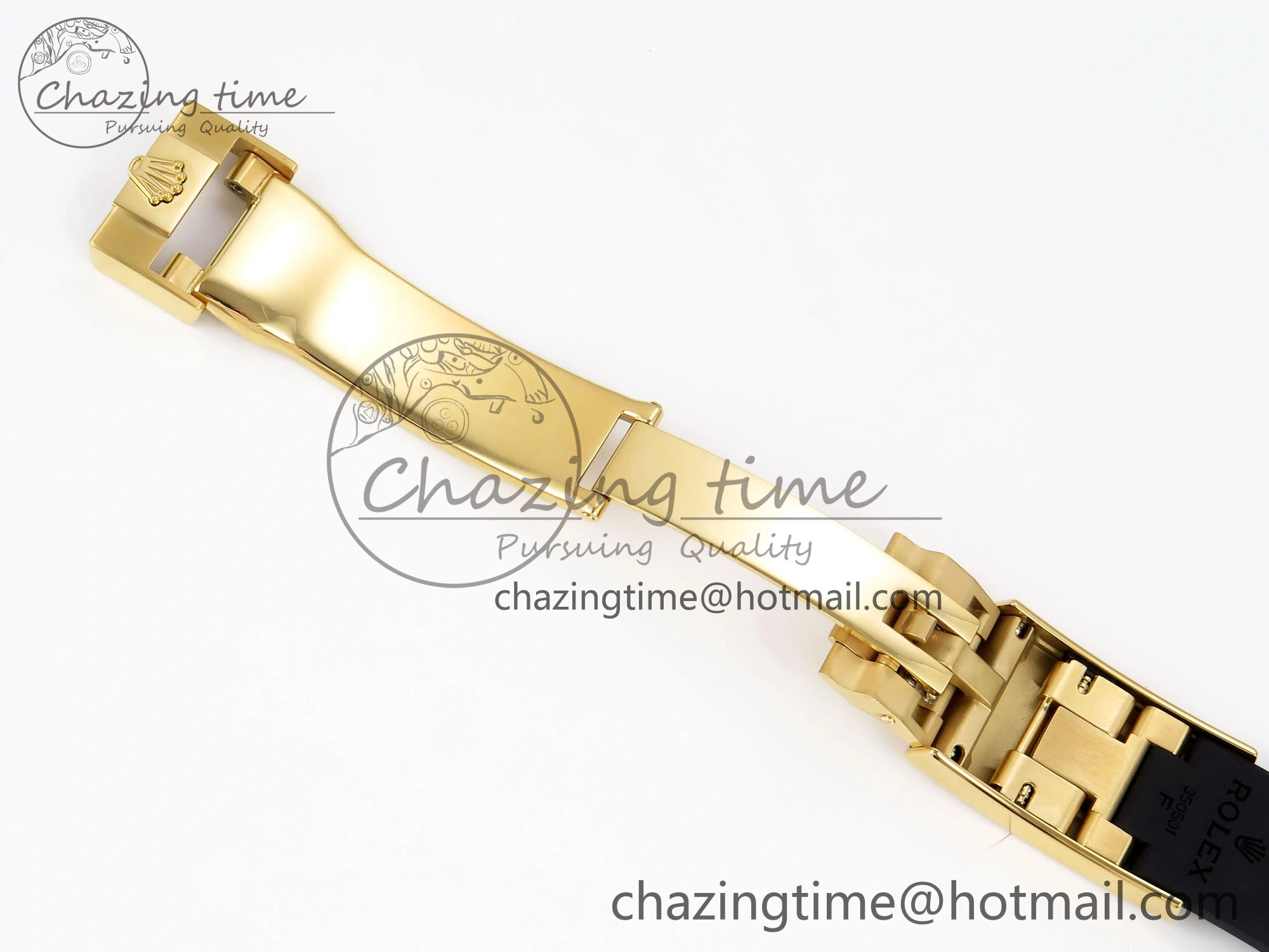 Daytona 126518 Clean YG 1:1 Best Edition YG Dial on Oysterflex Rubber Strap DD4131