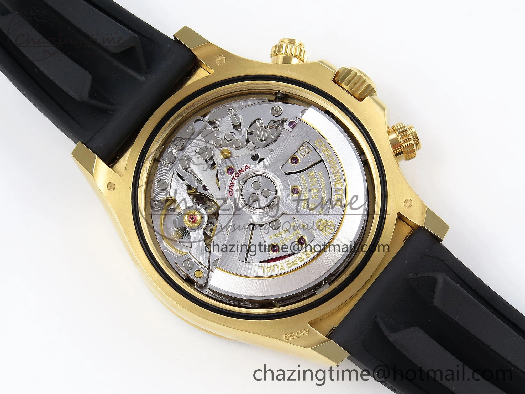 Daytona 126518 Clean YG 1:1 Best Edition YG Dial on Oysterflex Rubber Strap SH4131