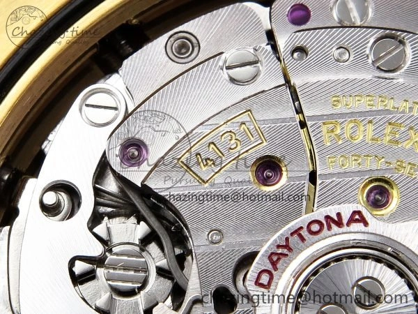 Daytona 126518 Clean YG 1:1 Best Edition YG Dial on Oysterflex Rubber Strap SH4131