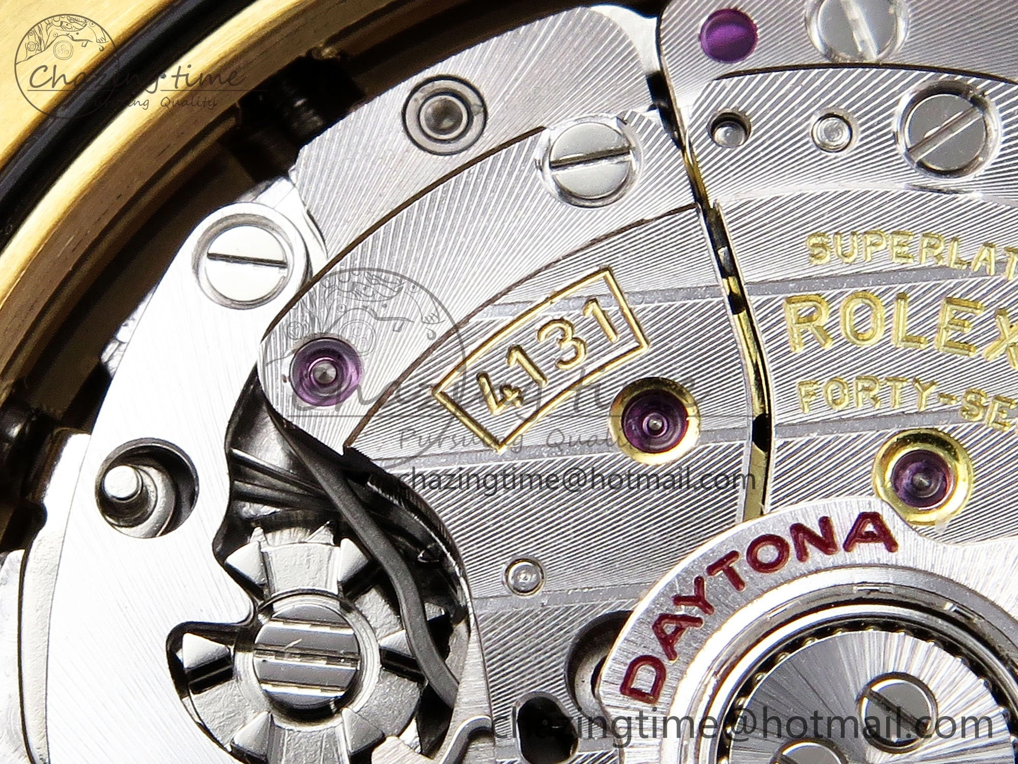 Daytona 126518 Clean YG 1:1 Best Edition YG Dial on Oysterflex Rubber Strap SH4131