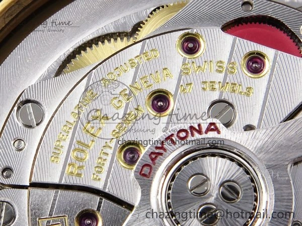 Daytona 126518 Clean YG 1:1 Best Edition YG Dial on Oysterflex Rubber Strap SH4131