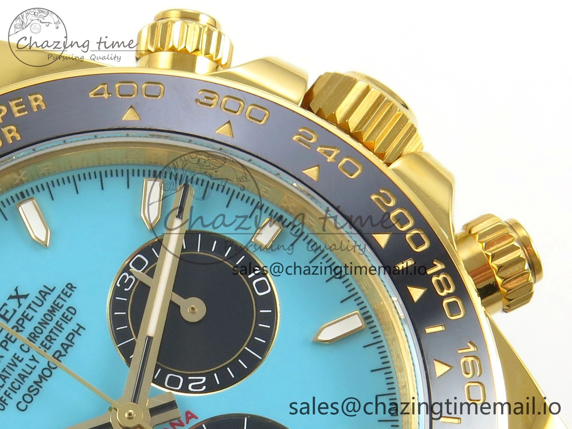 Daytona 126518 Gain Weight APSF 1:1 Best Edition Tiffany Turquoise Blue Dial Sticks Markers on Oysterflex Strap SH4131