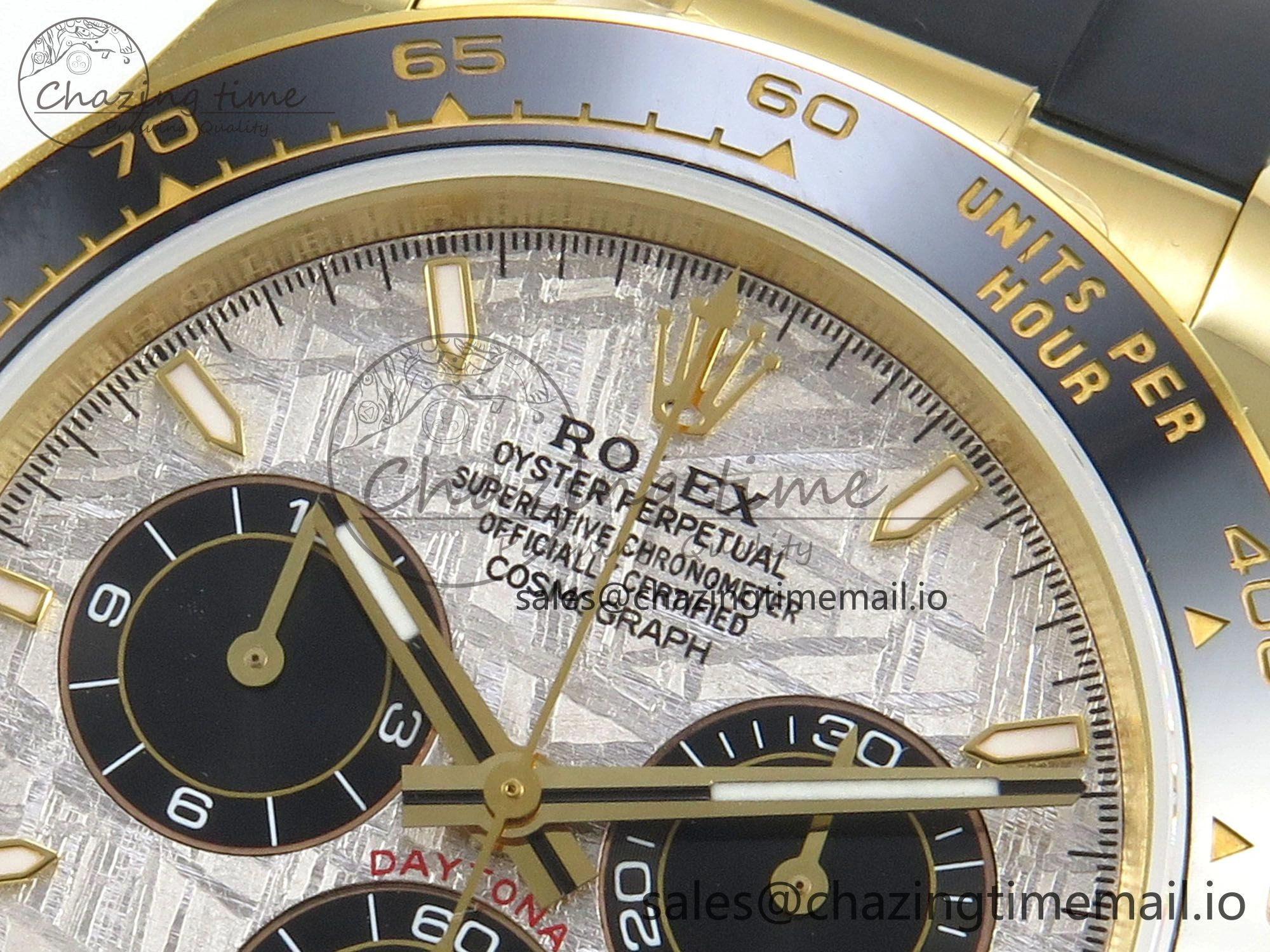 Daytona 126518 Gain Weight SWF 1:1 Best Edition Meteorite Dial Stick Markers on Oysterflex Strap SH4131