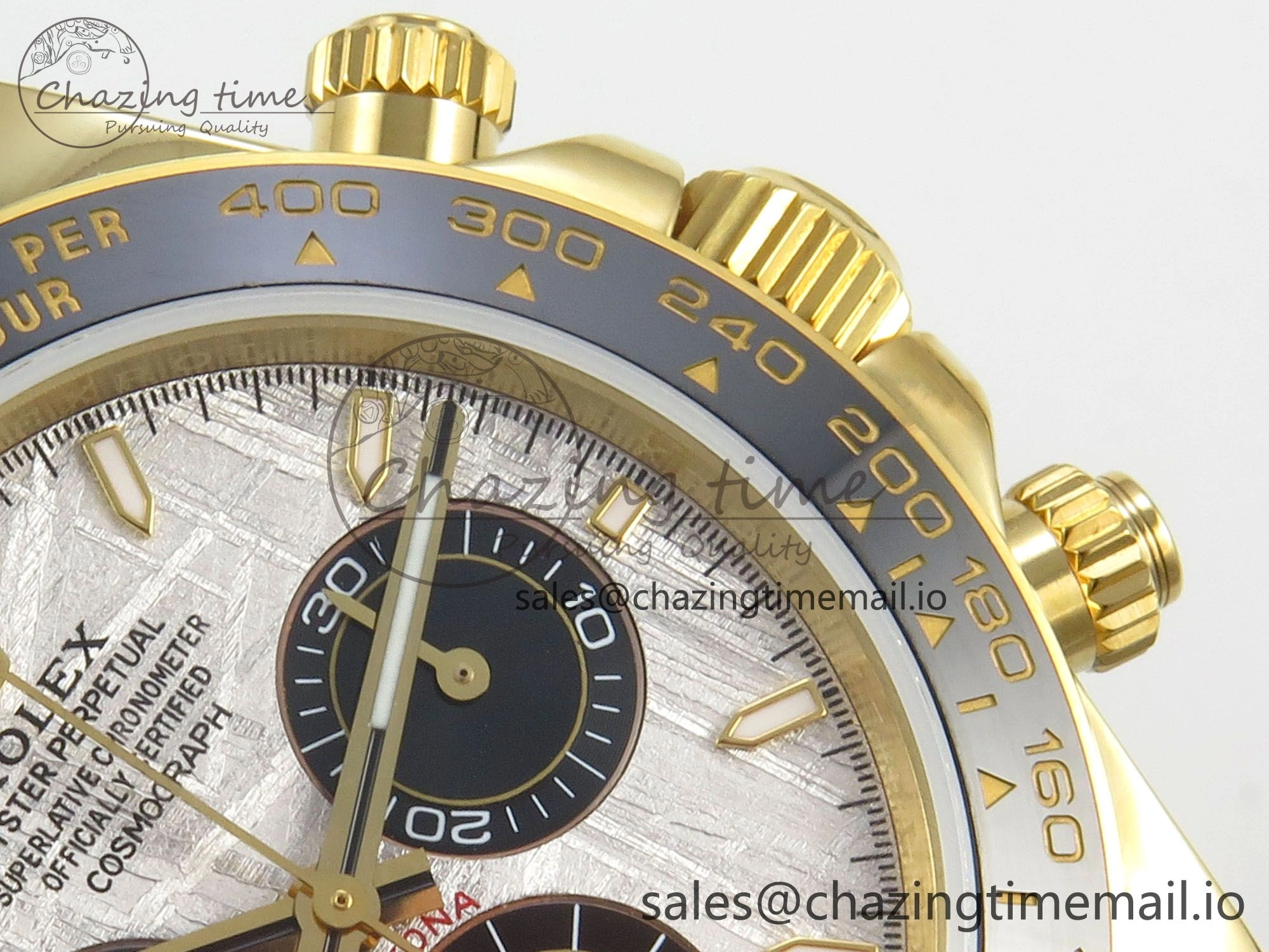 Daytona 126518 Gain Weight SWF 1:1 Best Edition Meteorite Dial Stick Markers on Oysterflex Strap SH4131