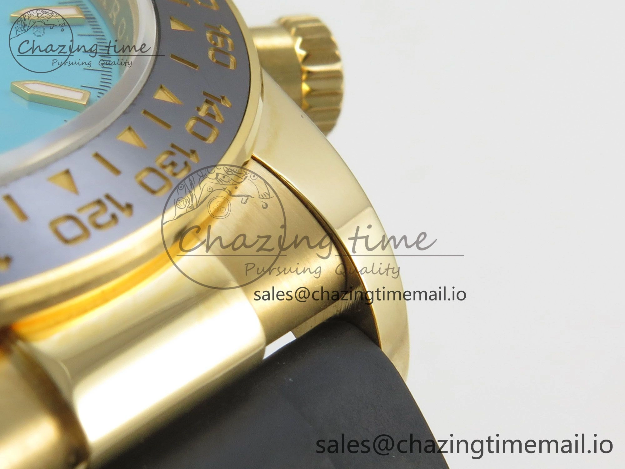 Daytona 126518 Gain Weight SWF 1:1 Best Edition Tiffany Turquoise Blue Dial Sticks Markers on Oysterflex Strap SH4131
