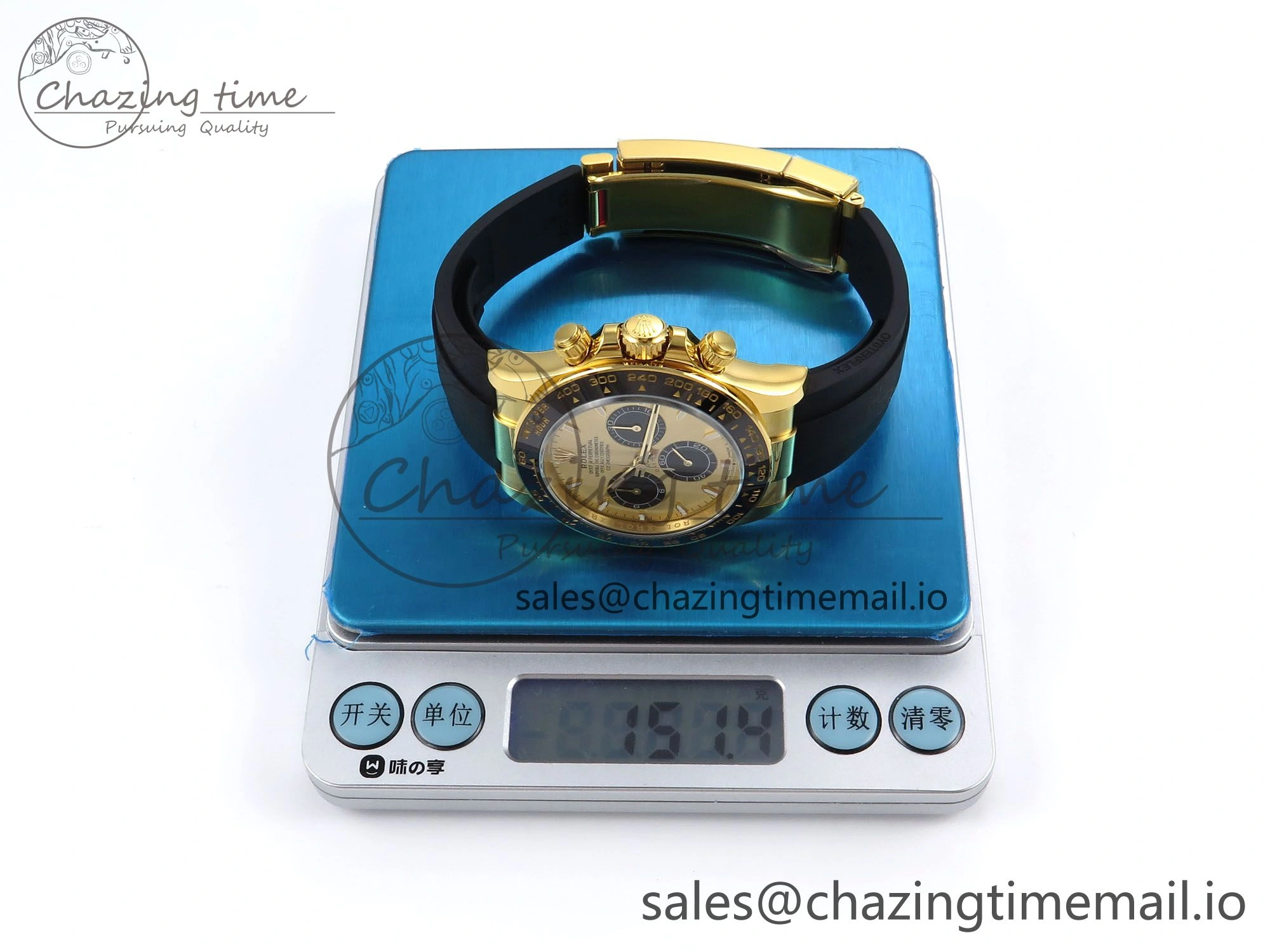 Daytona 126518 LN APSF 1:1 Best Edition YG Dial on Oysterflex Strap SH4131（Gain Weight）