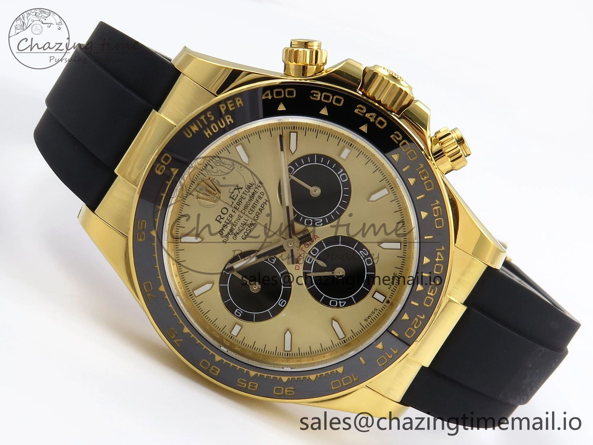 Daytona 126518 LN APSF 1:1 Best Edition YG Dial on Oysterflex Strap SH4131（Gain Weight）
