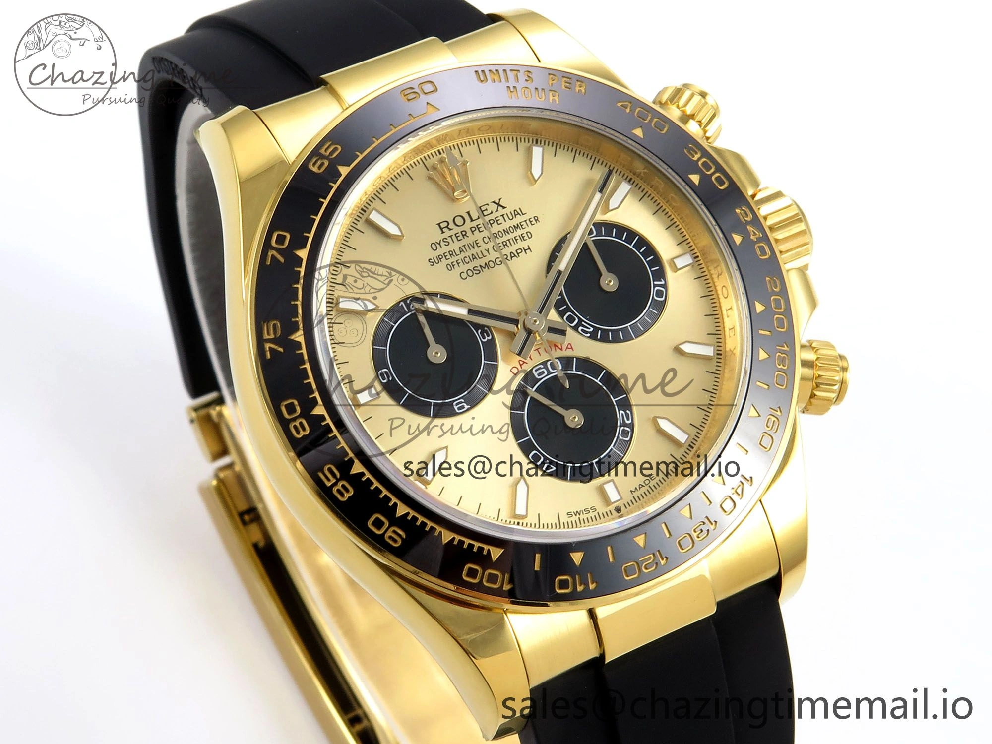 Daytona 126518 LN APSF 1:1 Best Edition YG Dial on Oysterflex Strap SH4131（Gain Weight）