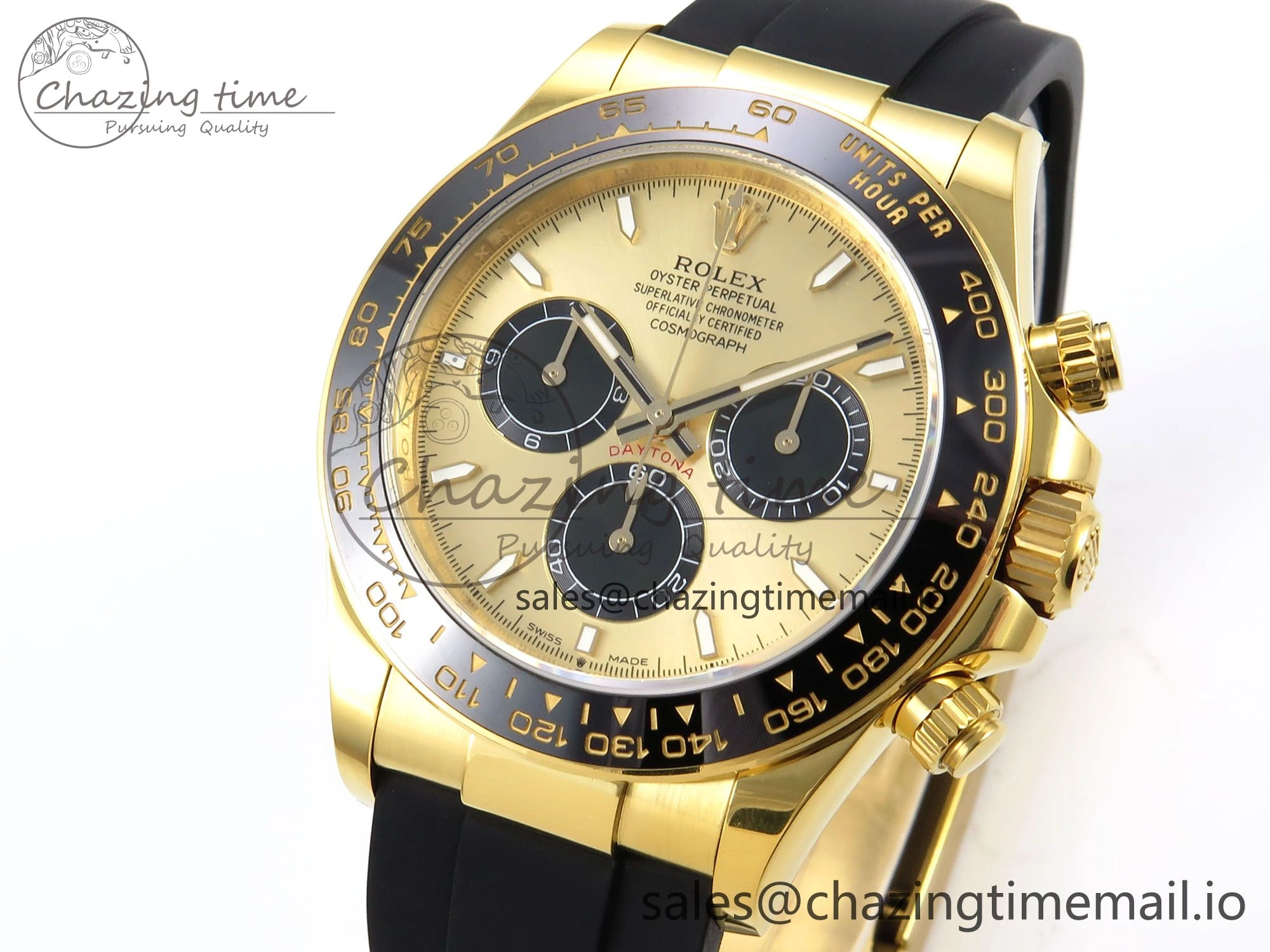 Daytona 126518 LN APSF 1:1 Best Edition YG Dial on Oysterflex Strap SH4131（Gain Weight）