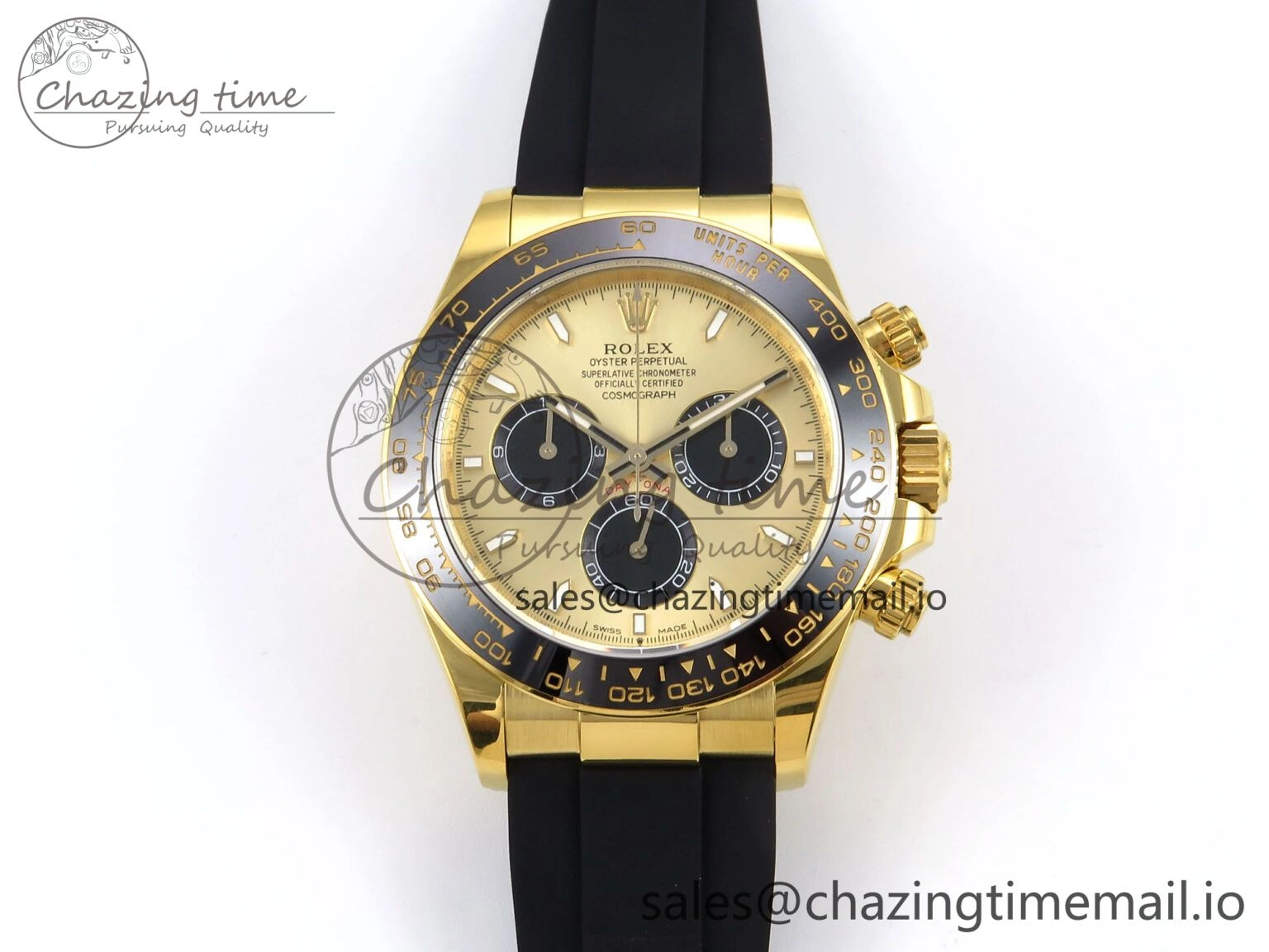 Daytona 126518 LN APSF 1:1 Best Edition YG Dial on Oysterflex Strap SH4131（Gain Weight）