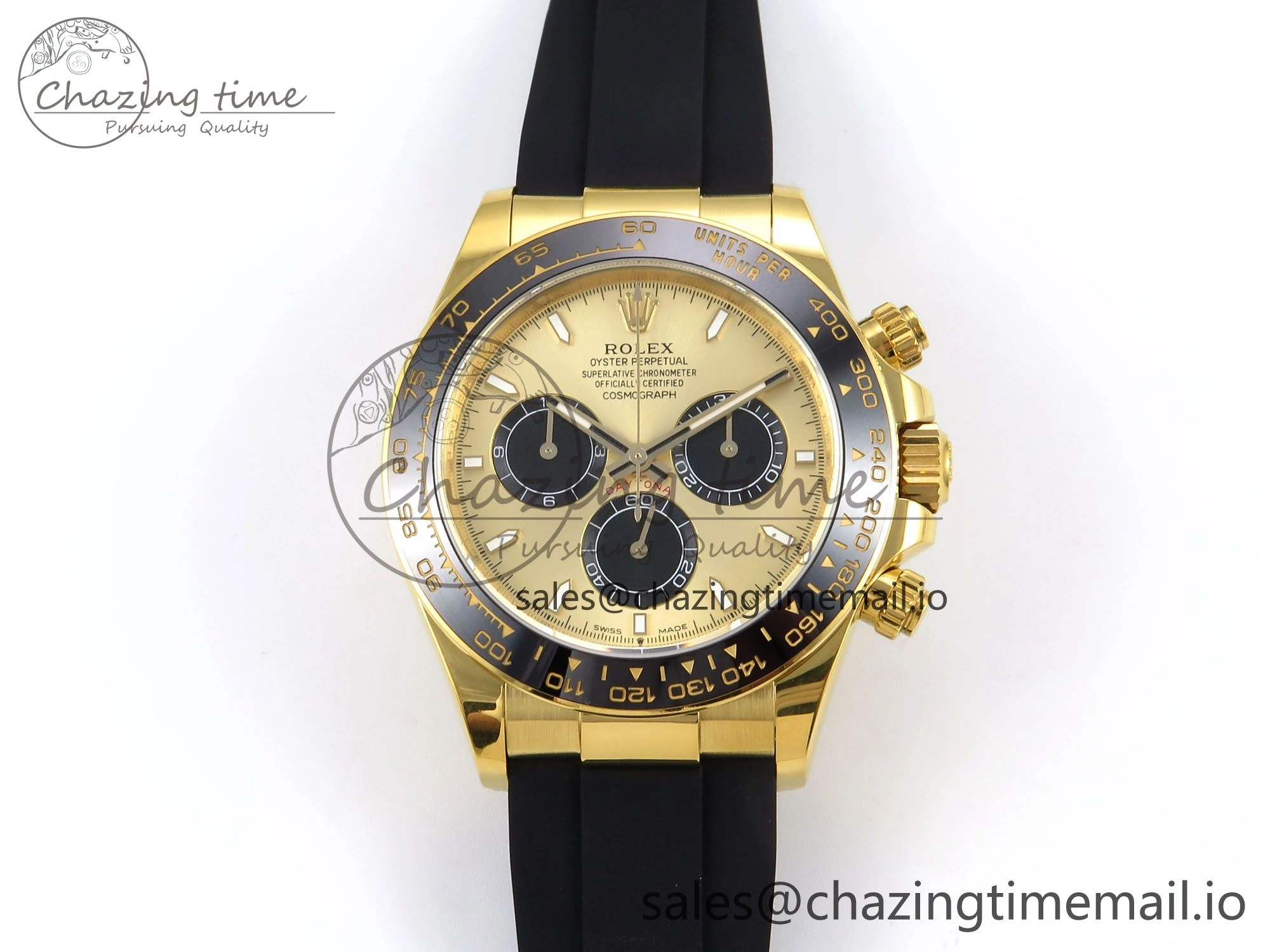 Daytona 126518 LN APSF 1:1 Best Edition YG Dial on Oysterflex Strap SH4131（Gain Weight）