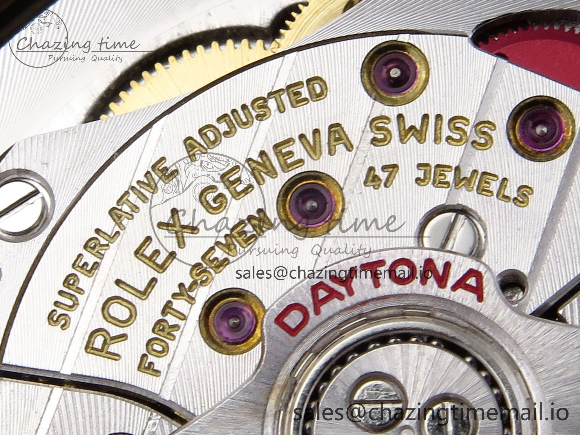 Daytona 126518 LN QF+ 1:1 Best Edition 904L Steel YG Dial on Black Rubber Strap SH4131