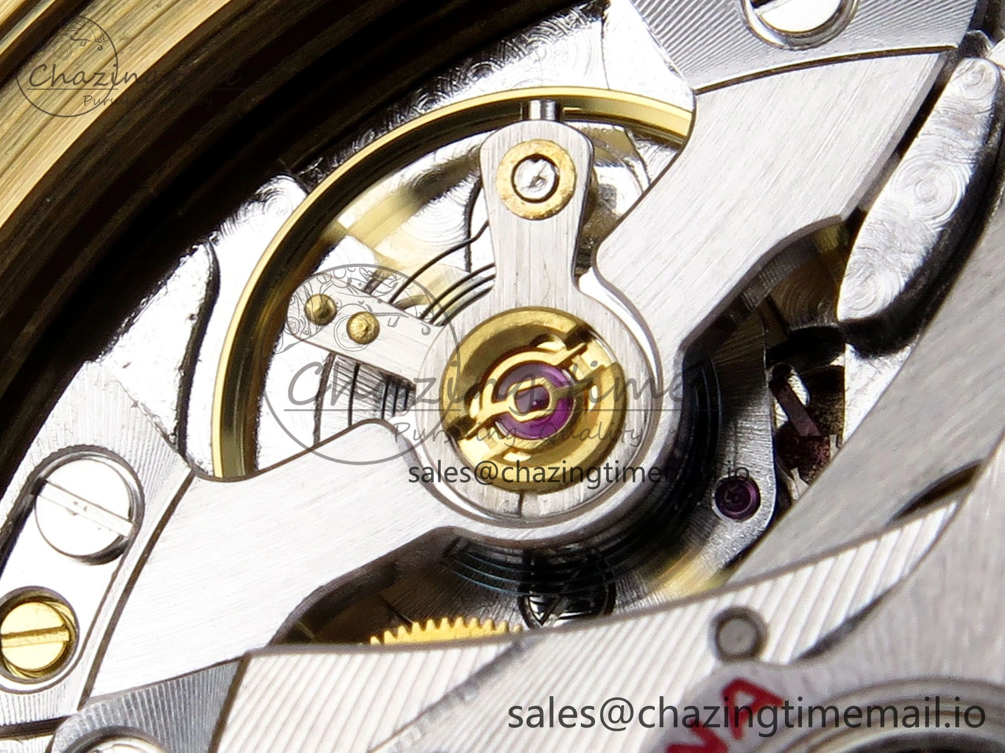 Daytona 126518 LN QF+ 1:1 Best Edition 904L Steel YG Dial on Black Rubber Strap SH4131