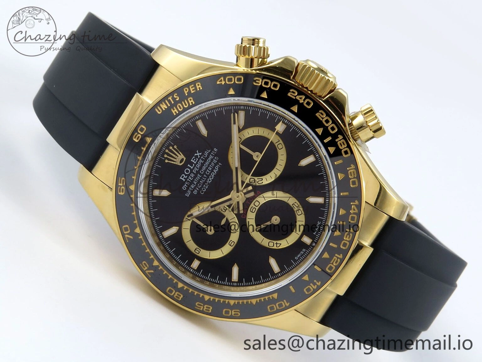 Daytona 126518 QF 1:1 Best Edition Black Dial on Oysterflex Strap QF4131 V10