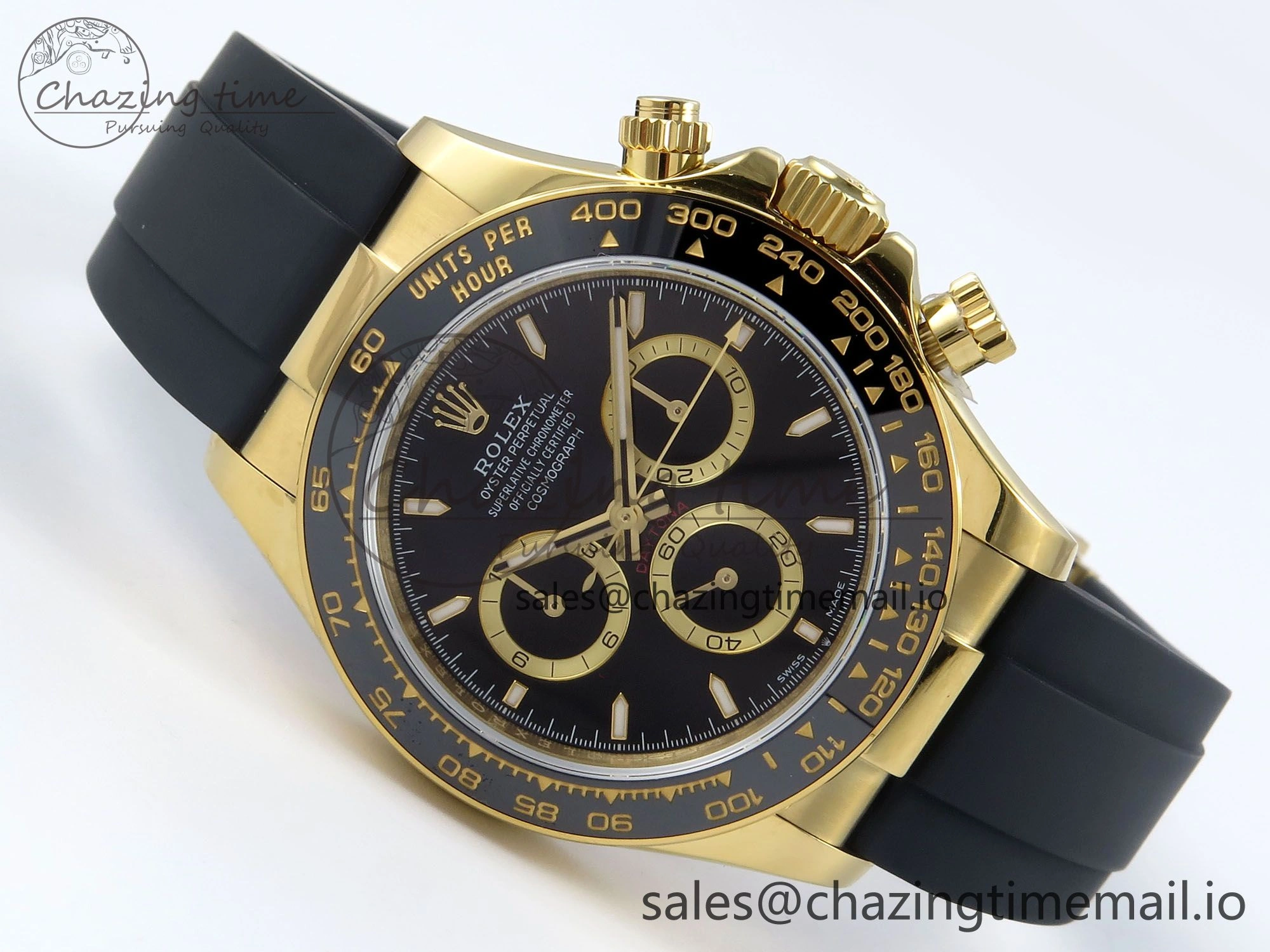 Daytona 126518 QF 1:1 Best Edition Black Dial on Oysterflex Strap QF4131 V10