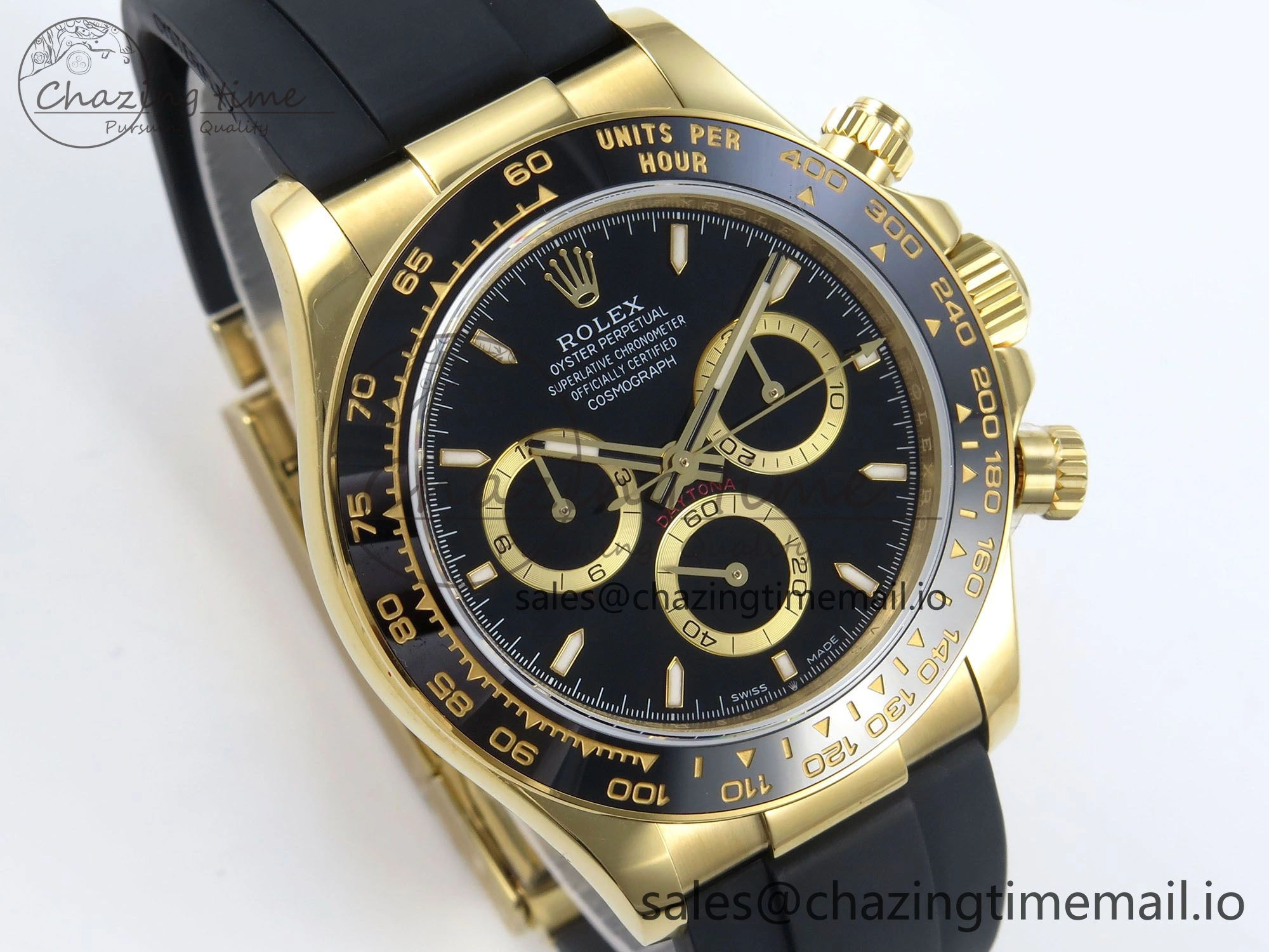 Daytona 126518 QF 1:1 Best Edition Black Dial on Oysterflex Strap QF4131 V10
