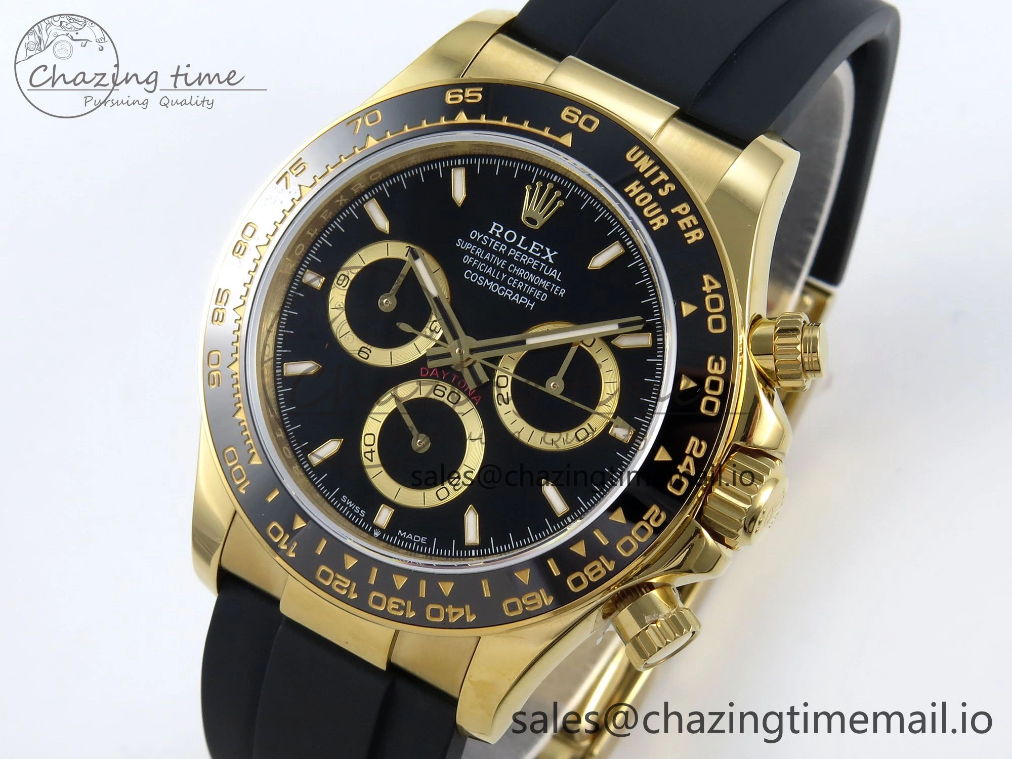 Daytona 126518 QF 1:1 Best Edition Black Dial on Oysterflex Strap QF4131 V10