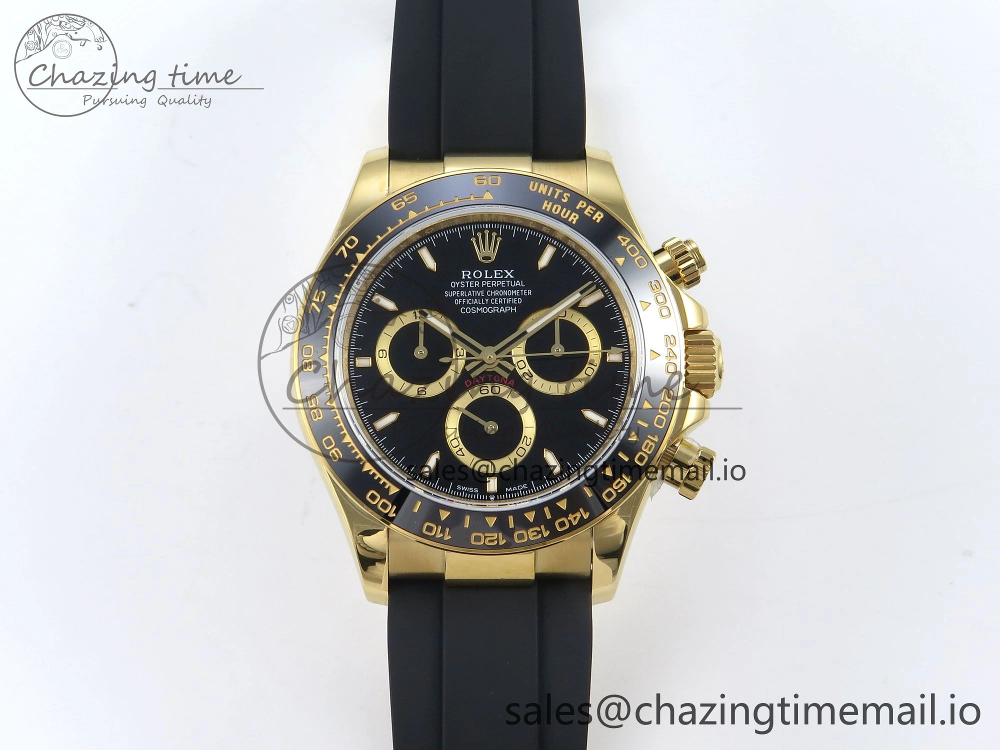 Daytona 126518 QF 1:1 Best Edition Black Dial on Oysterflex Strap QF4131 V10