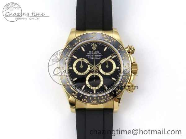 Daytona 126518 QF 1:1 Best Edition Black Dial on Oysterflex Strap SH4131 V5