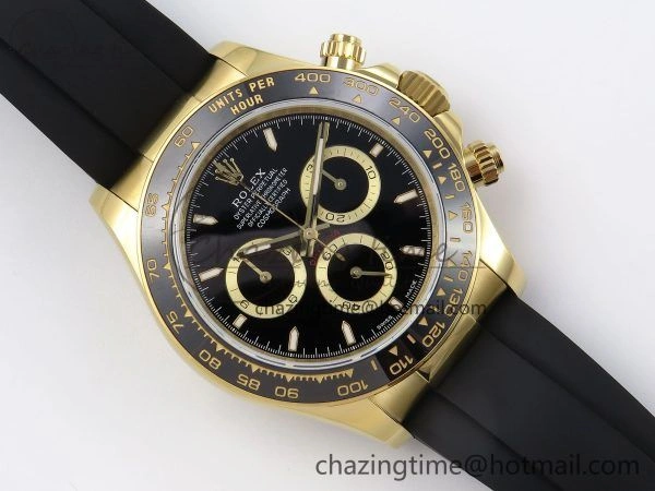 Daytona 126518 QF 1:1 Best Edition Black Dial on Oysterflex Strap SH4131 V5