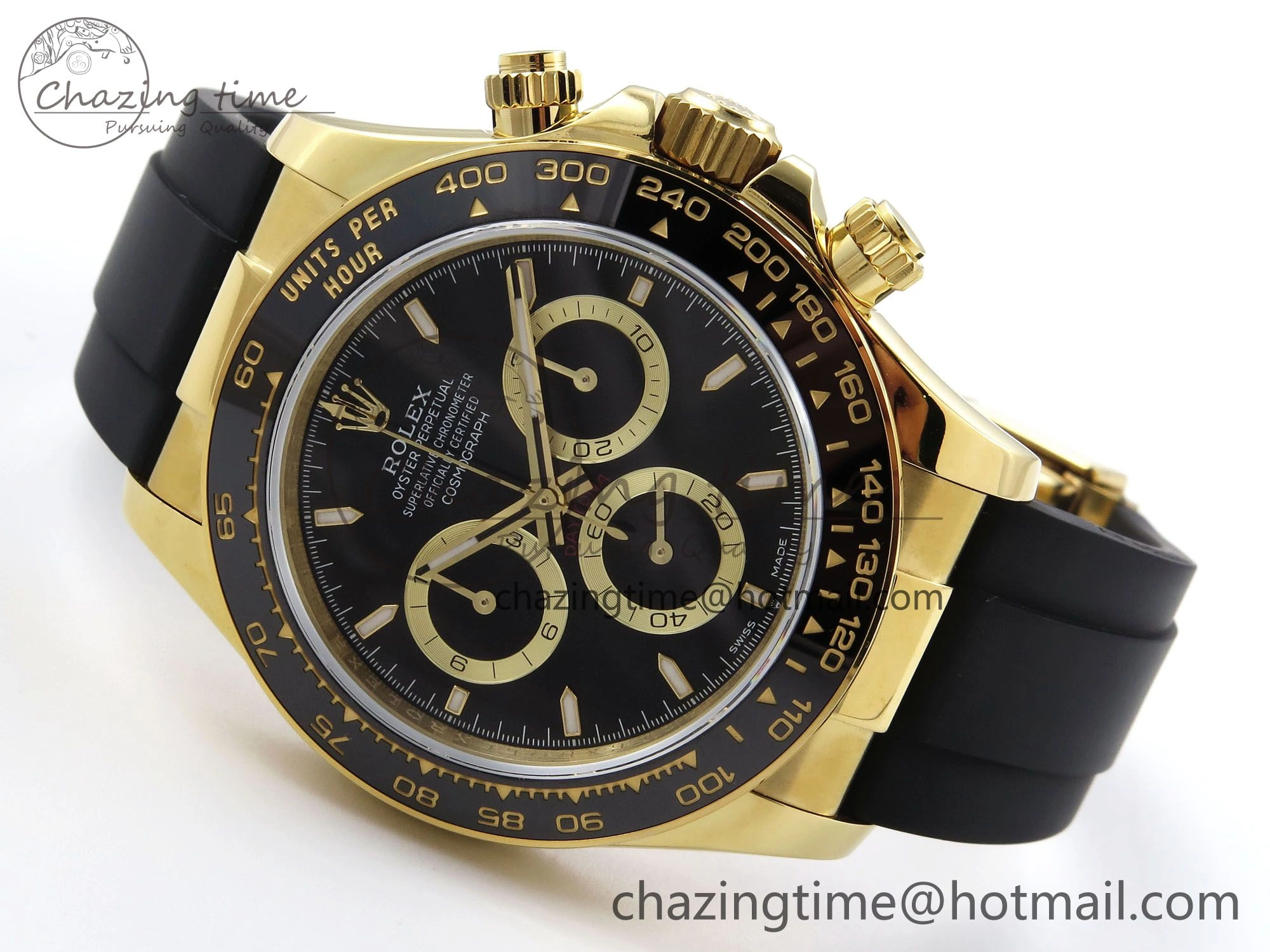 Daytona 126518 QF 1:1 Best Edition Black Dial on Oysterflex Strap SH4131 V5