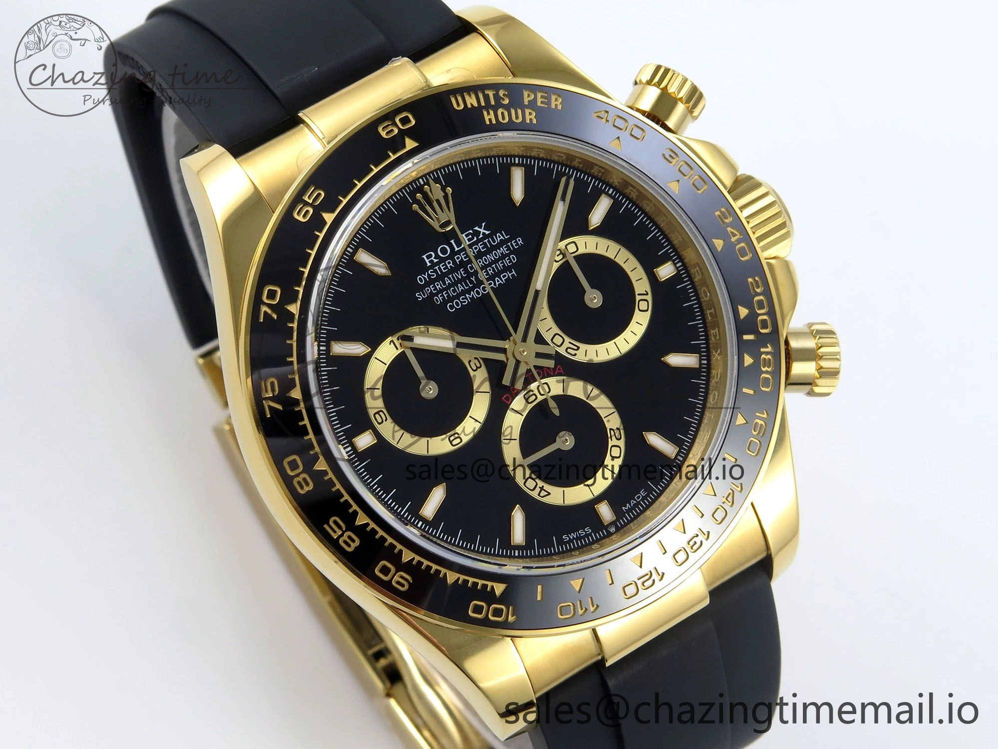 Daytona 126518 QF 1:1 Best Edition Black Dial on Oysterflex Strap SH4131 V5