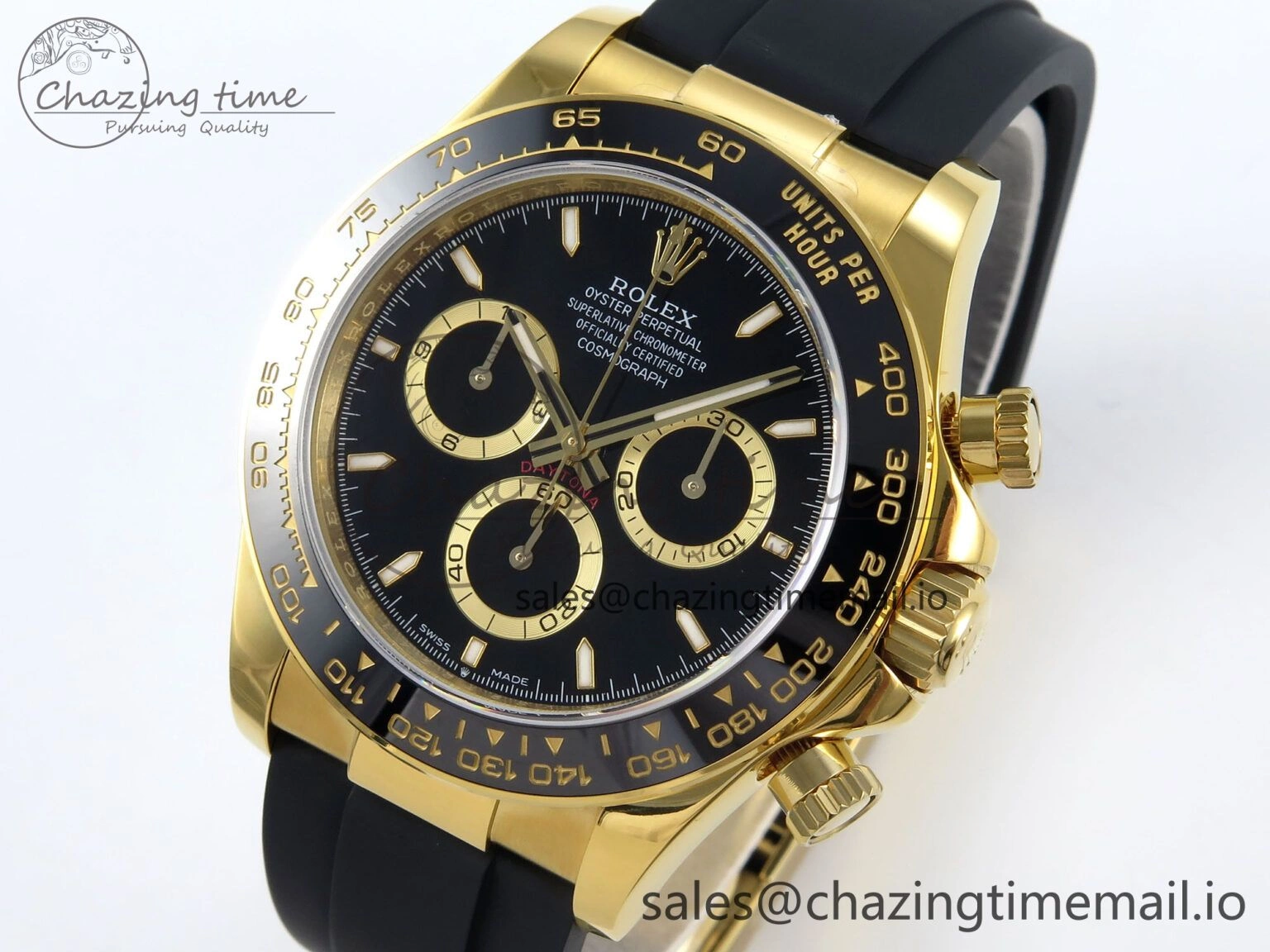 Daytona 126518 QF 1:1 Best Edition Black Dial on Oysterflex Strap SH4131 V5