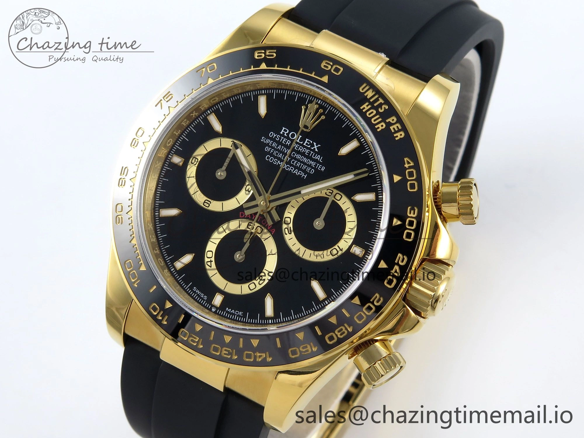 Daytona 126518 QF 1:1 Best Edition Black Dial on Oysterflex Strap SH4131 V5