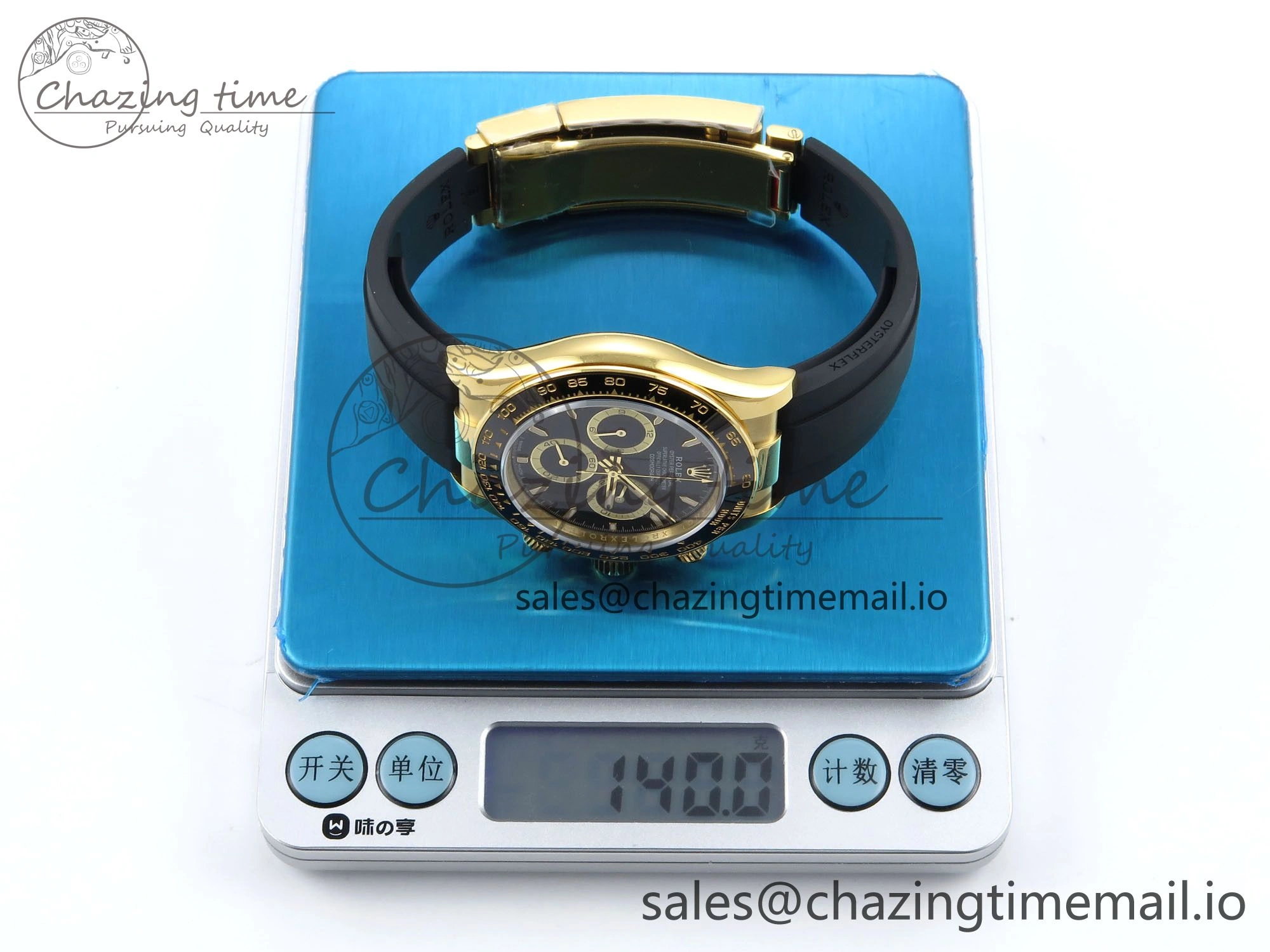 Daytona 126518 QF 1:1 Best Edition Black Dial on Oysterflex Strap SH4131 V6（Gain Weight）
