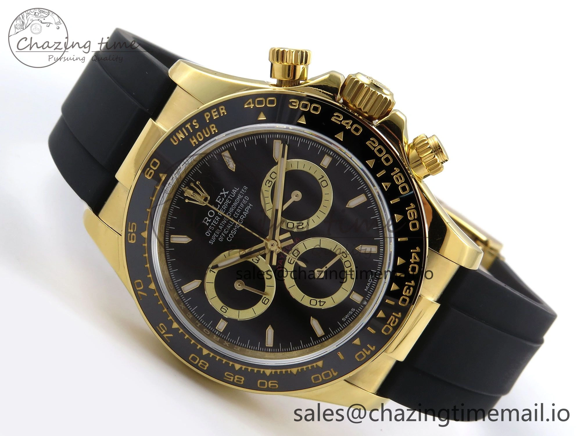 Daytona 126518 QF 1:1 Best Edition Black Dial on Oysterflex Strap SH4131 V6（Gain Weight）