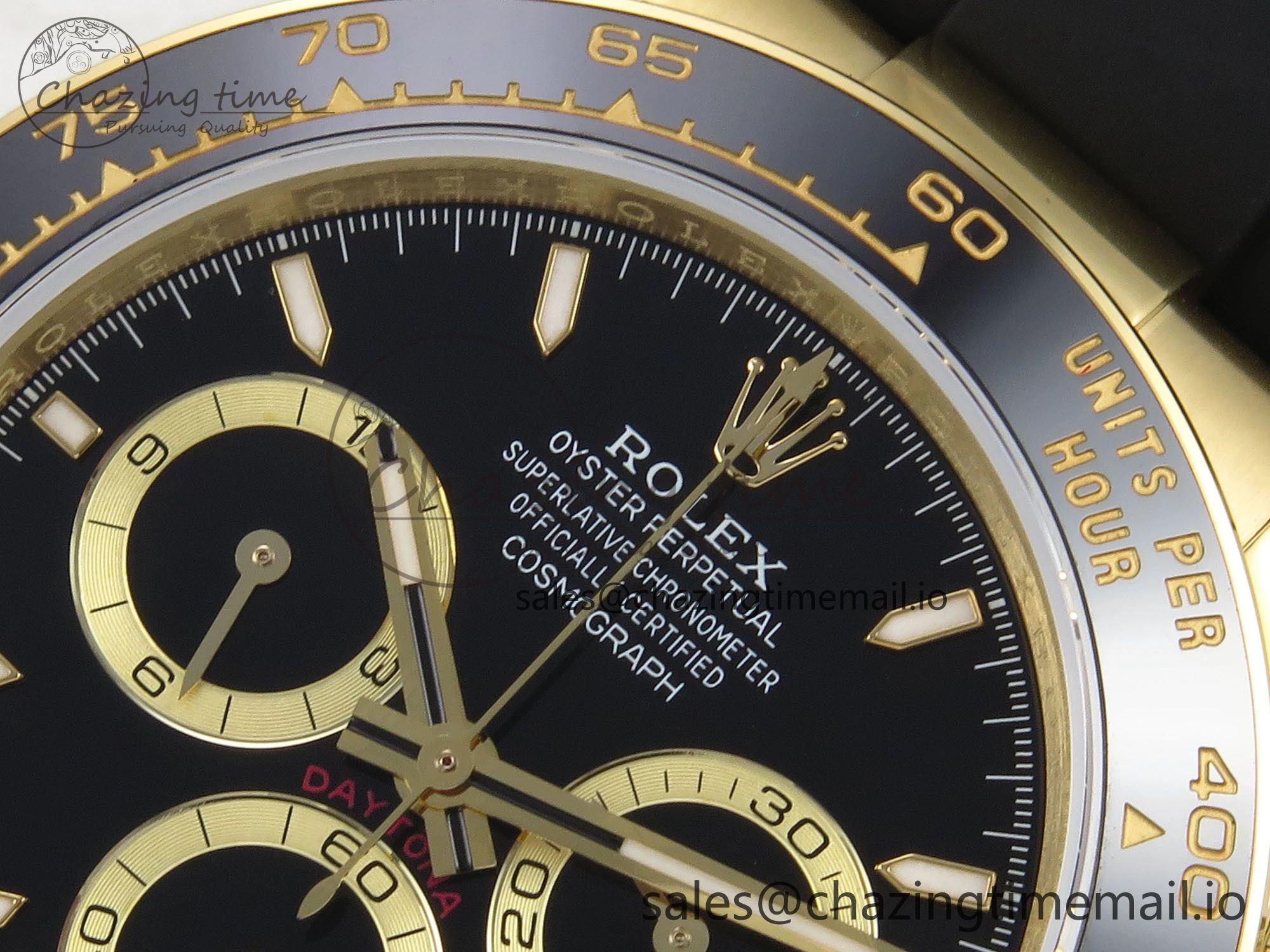 Daytona 126518 QF 1:1 Best Edition Black Dial on Oysterflex Strap SH4131 V6（Gain Weight）