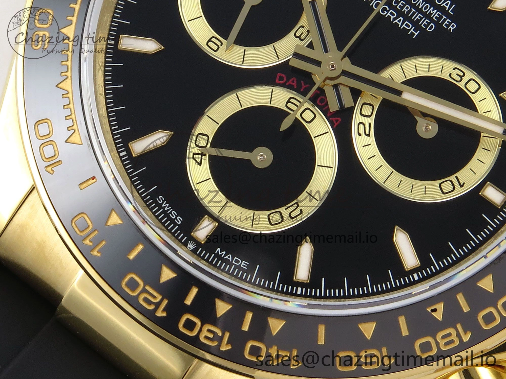 Daytona 126518 QF 1:1 Best Edition Black Dial on Oysterflex Strap SH4131 V6（Gain Weight）