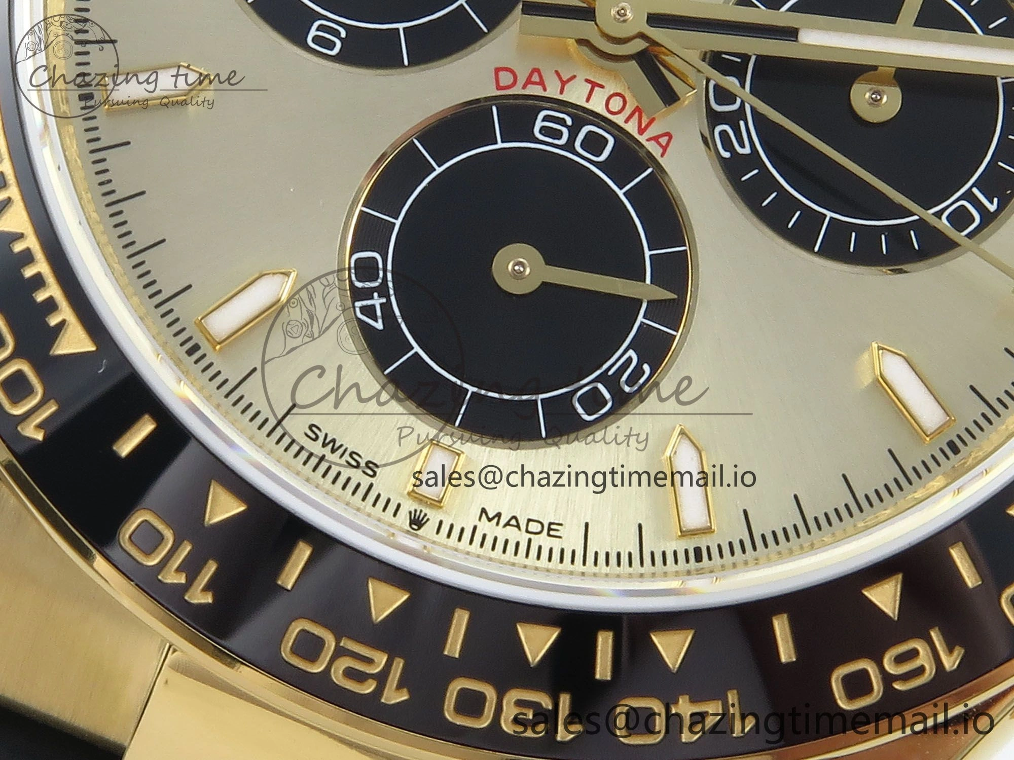 Daytona 126518 QF 1:1 Best Edition Black YG Dial on Oysterflex Strap QF4131 V10