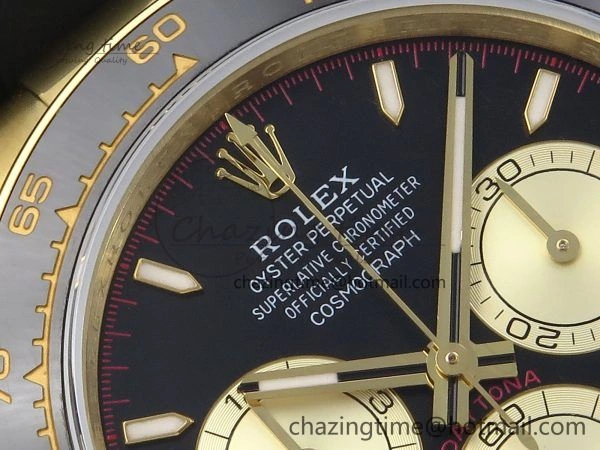 Daytona 126518 QF 1:1 Best Edition Black YG Dial on Oysterflex Strap SH4131 V5