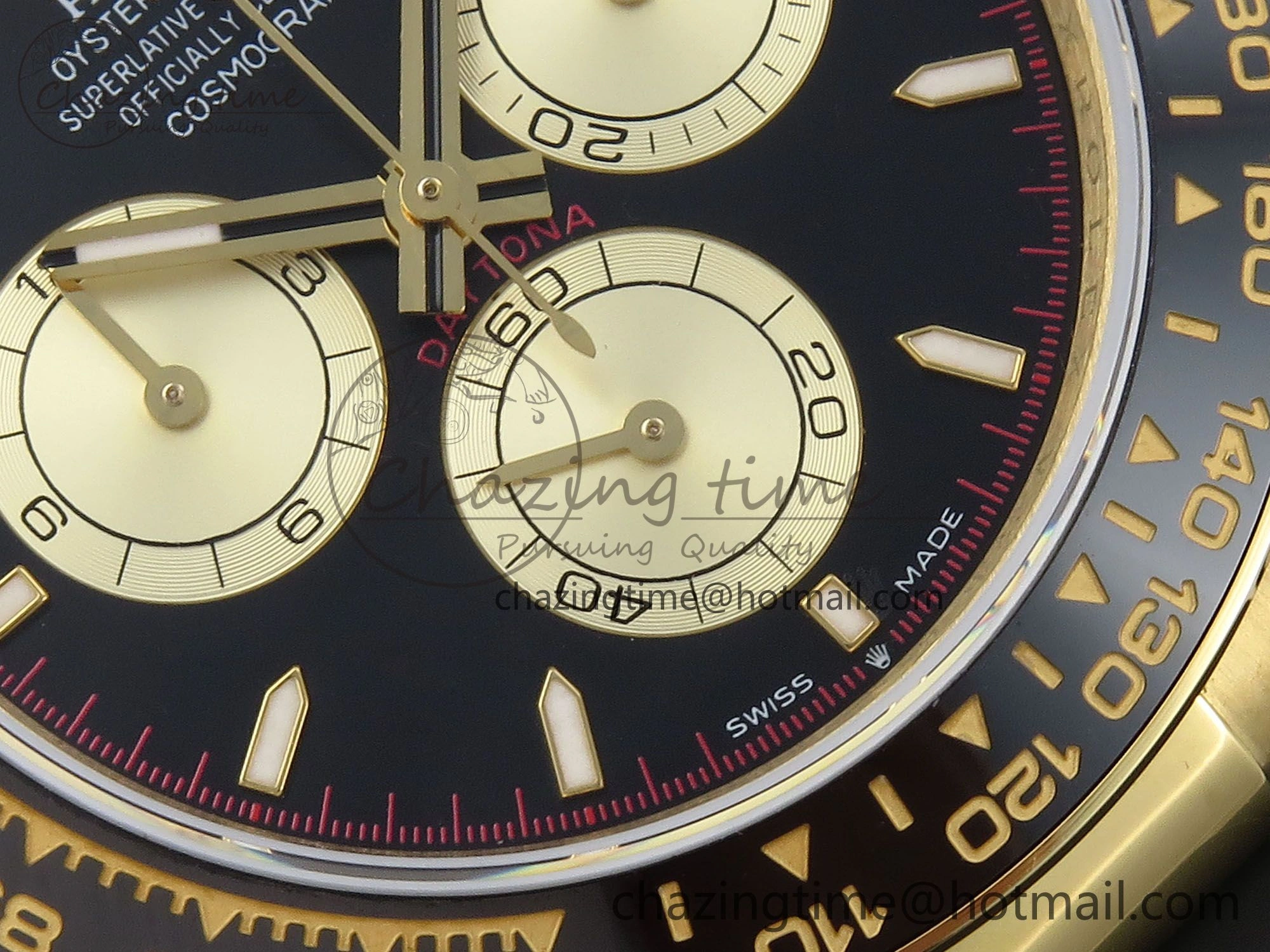 Daytona 126518 QF 1:1 Best Edition Black YG Dial on Oysterflex Strap SH4131 V5