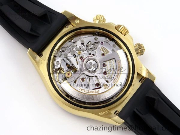 Daytona 126518 QF 1:1 Best Edition Black YG Dial on Oysterflex Strap SH4131 V5
