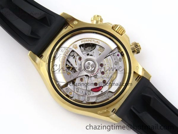 Daytona 126518 QF 1:1 Best Edition Black YG Dial on Oysterflex Strap SH4131 V5