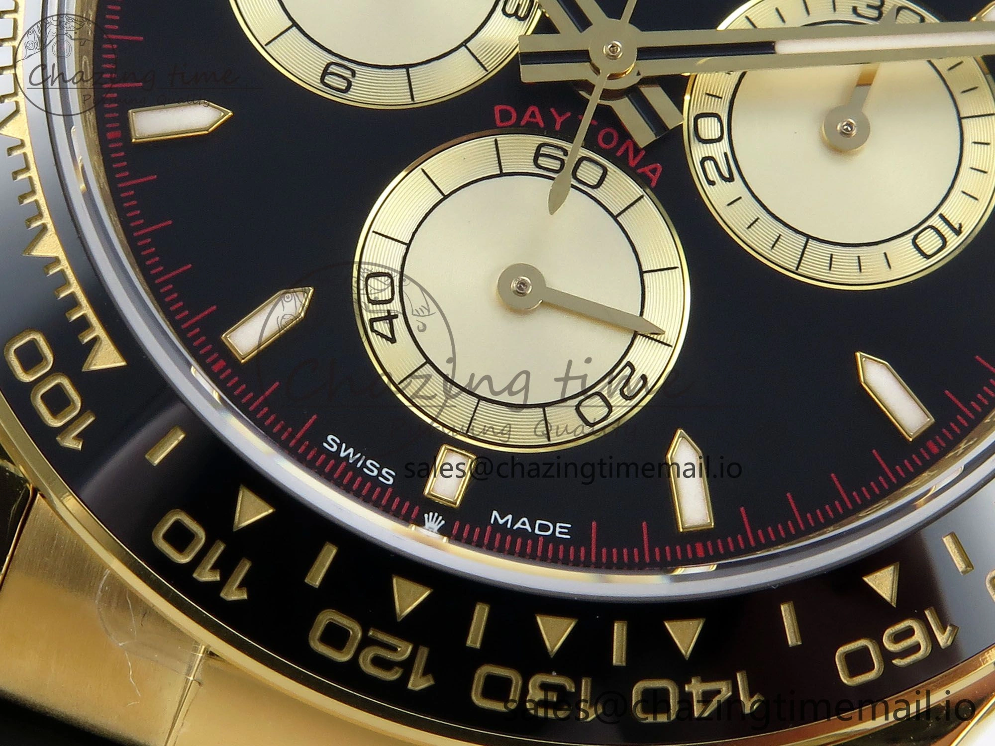 Daytona 126518 QF 1:1 Best Edition Black YG Dial on Oysterflex Strap SH4131 V5