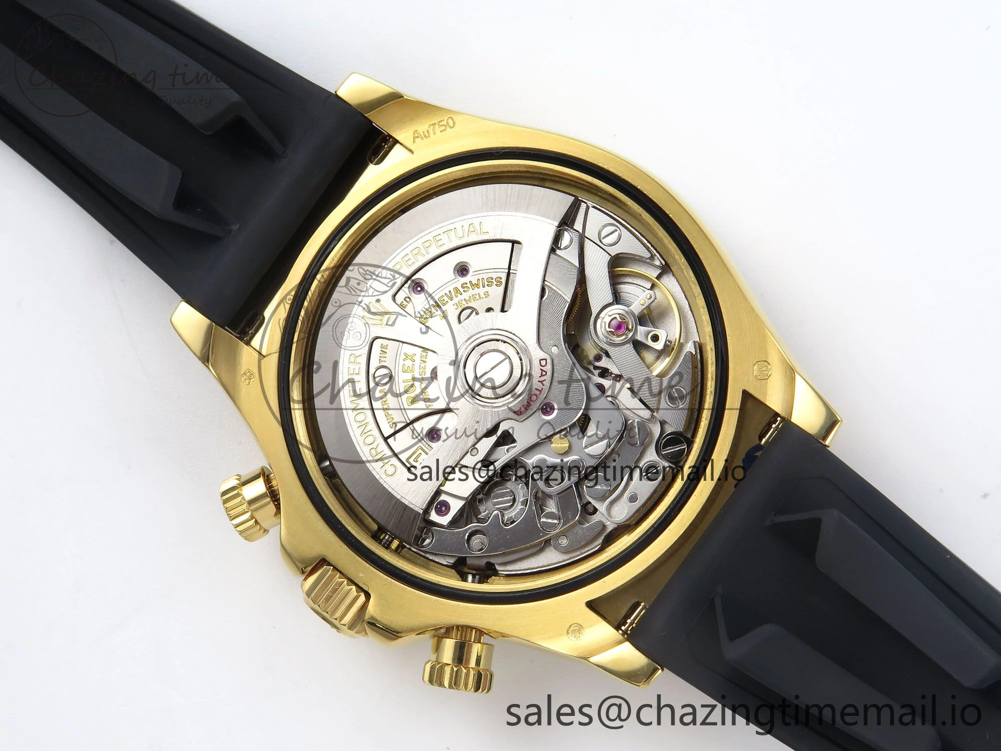 Daytona 126518 QF 1:1 Best Edition Black YG Dial on Oysterflex Strap SH4131 V5