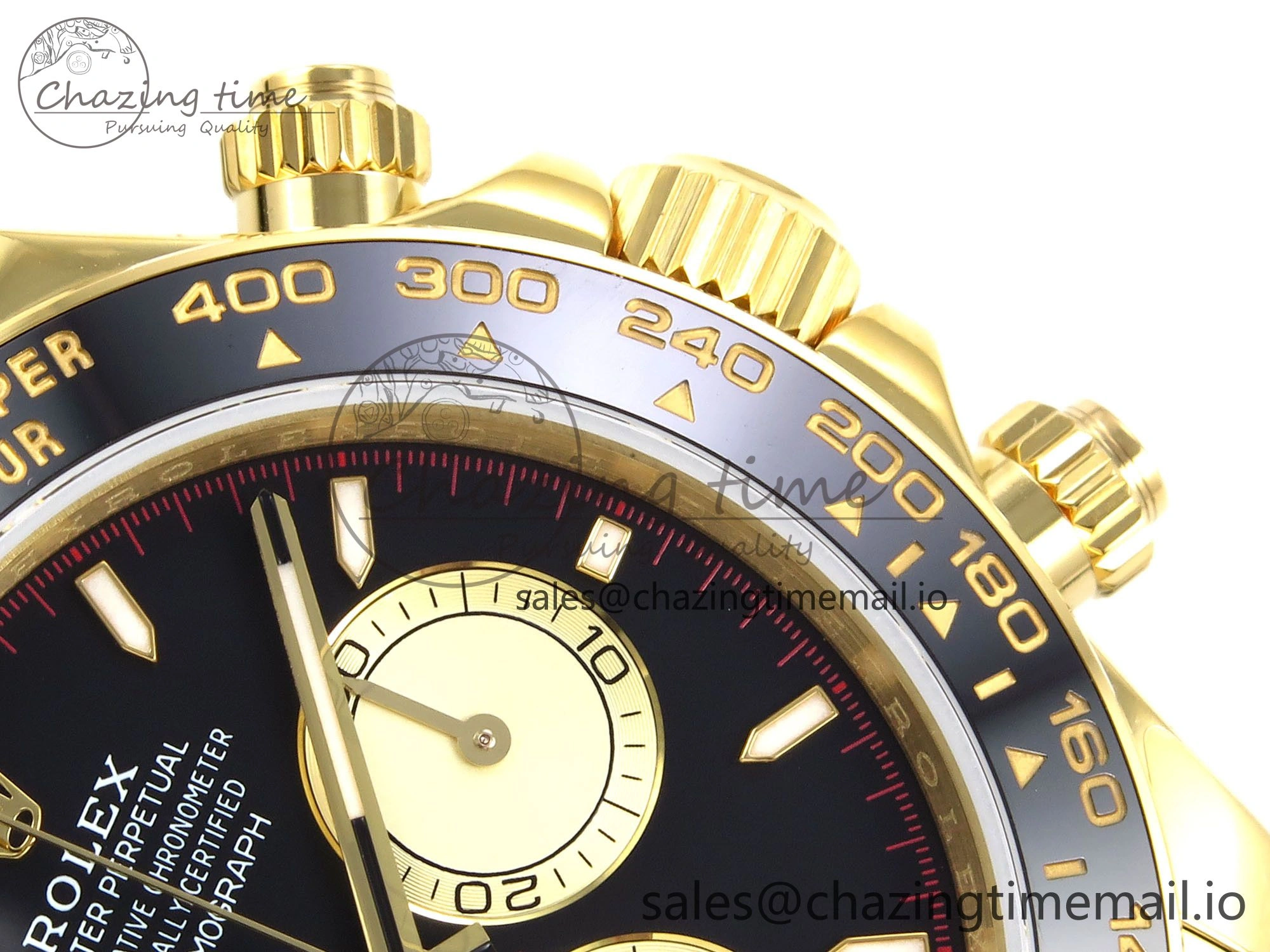 Daytona 126518 QF 1:1 Best Edition Black YG Dial on Oysterflex Strap SH4131 V6（Gain Weight）