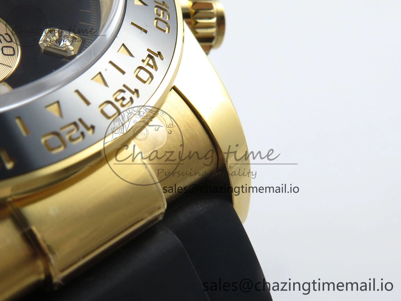 Daytona 126518 QF 1:1 Best Edition Black YG Diamonds Dial on Oysterflex Strap SH4131 V5