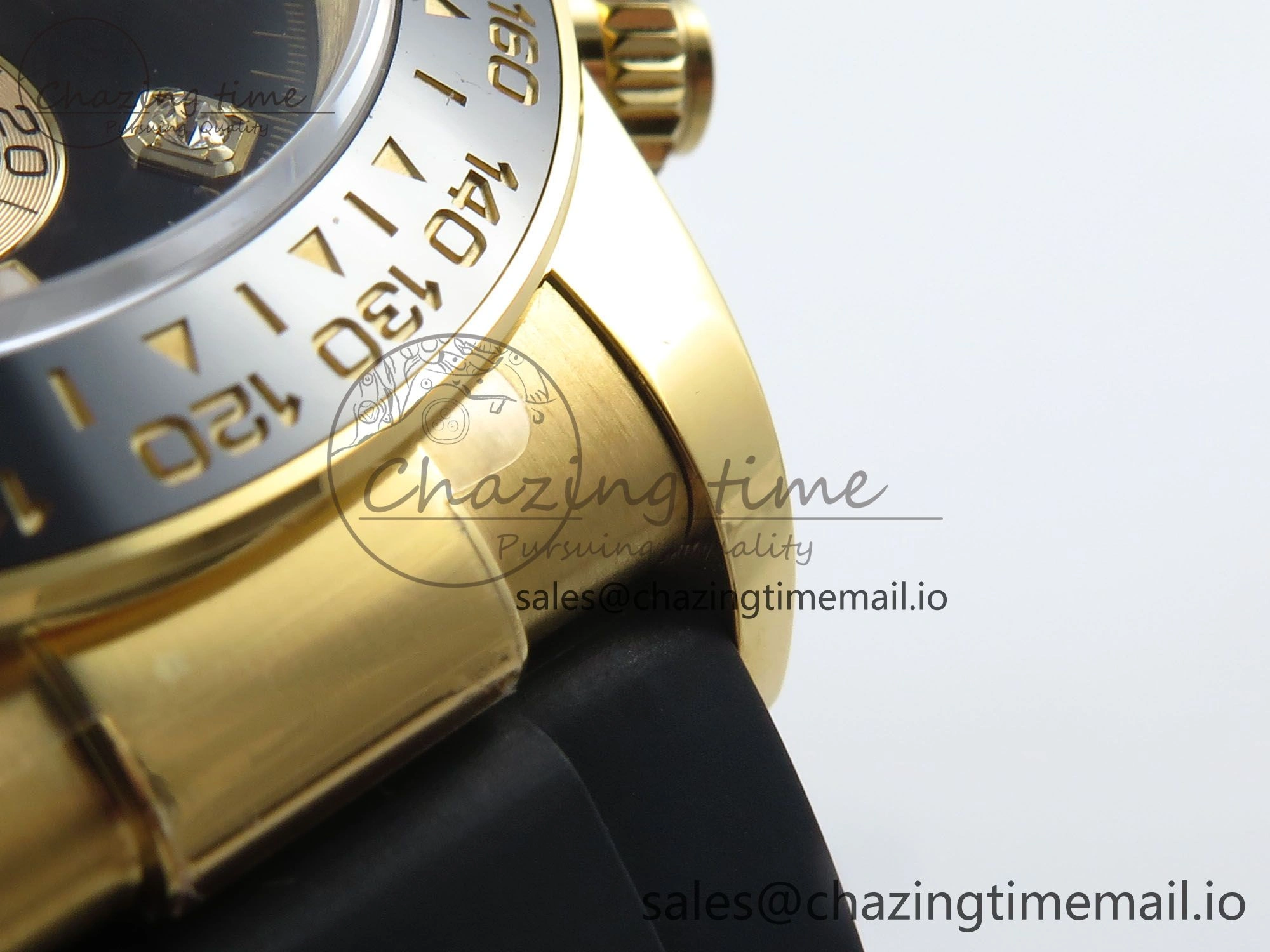Daytona 126518 QF 1:1 Best Edition Black YG Diamonds Dial on Oysterflex Strap SH4131 V5