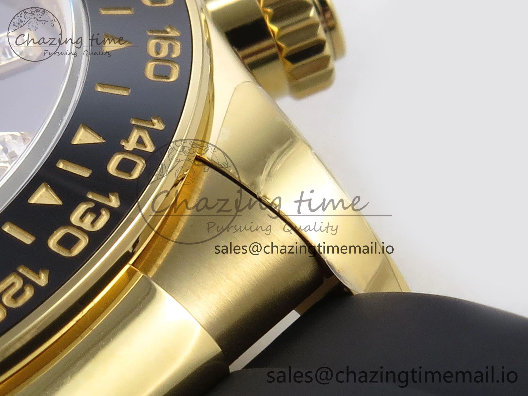 Daytona 126518 QF 1:1 Best Edition Black YG Diamonds Dial on Oysterflex Strap SH4131 V6（Gain Weight）