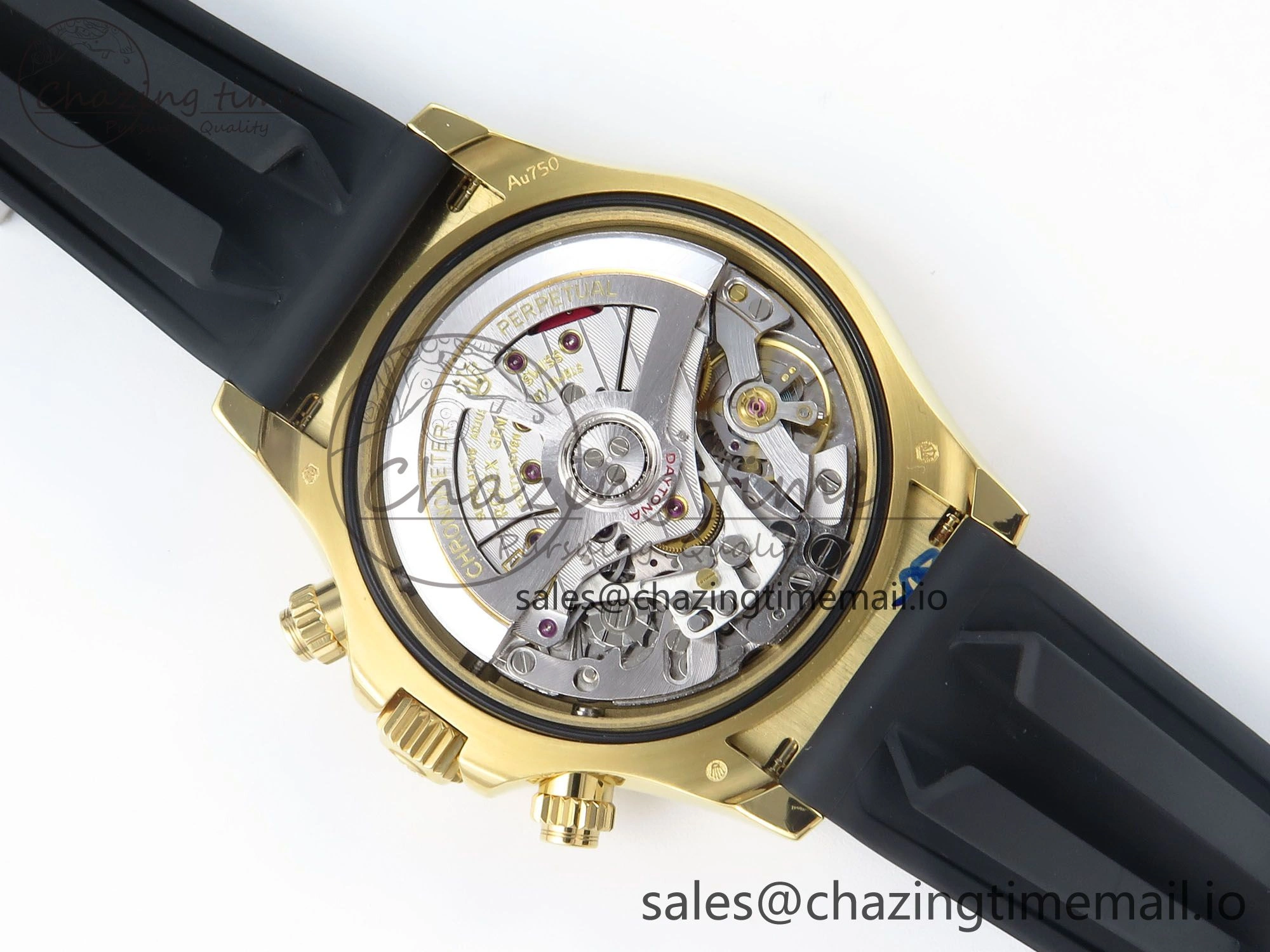 Daytona 126518 QF 1:1 Best Edition Black YG Red Dial on Oysterflex Strap QF4131 V10