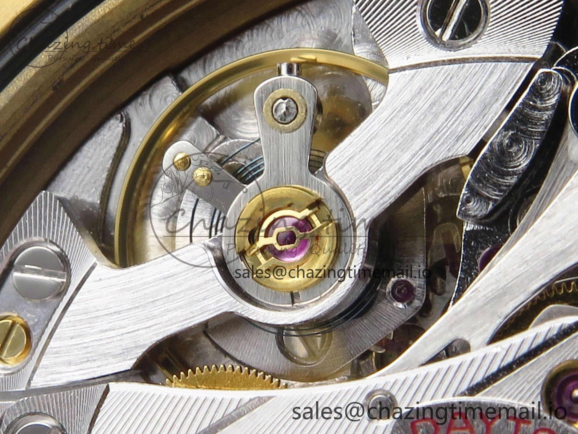 Daytona 126518 QF 1:1 Best Edition Black YG Red Dial on Oysterflex Strap QF4131 V10