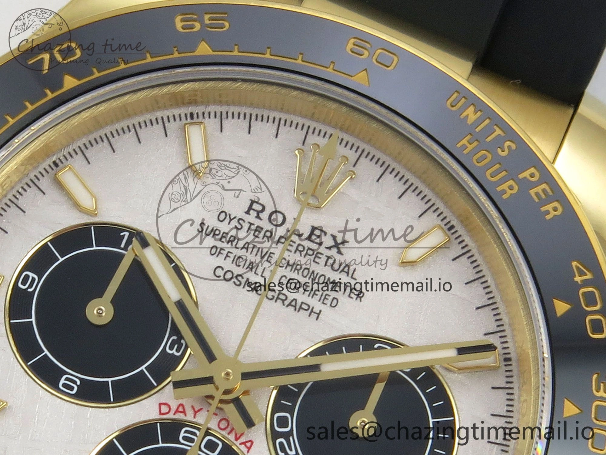 Daytona 126518 QF 1:1 Best Edition Meteorite  Stick Dial on Oysterflex Strap SH4131 V10(Gain Weight)