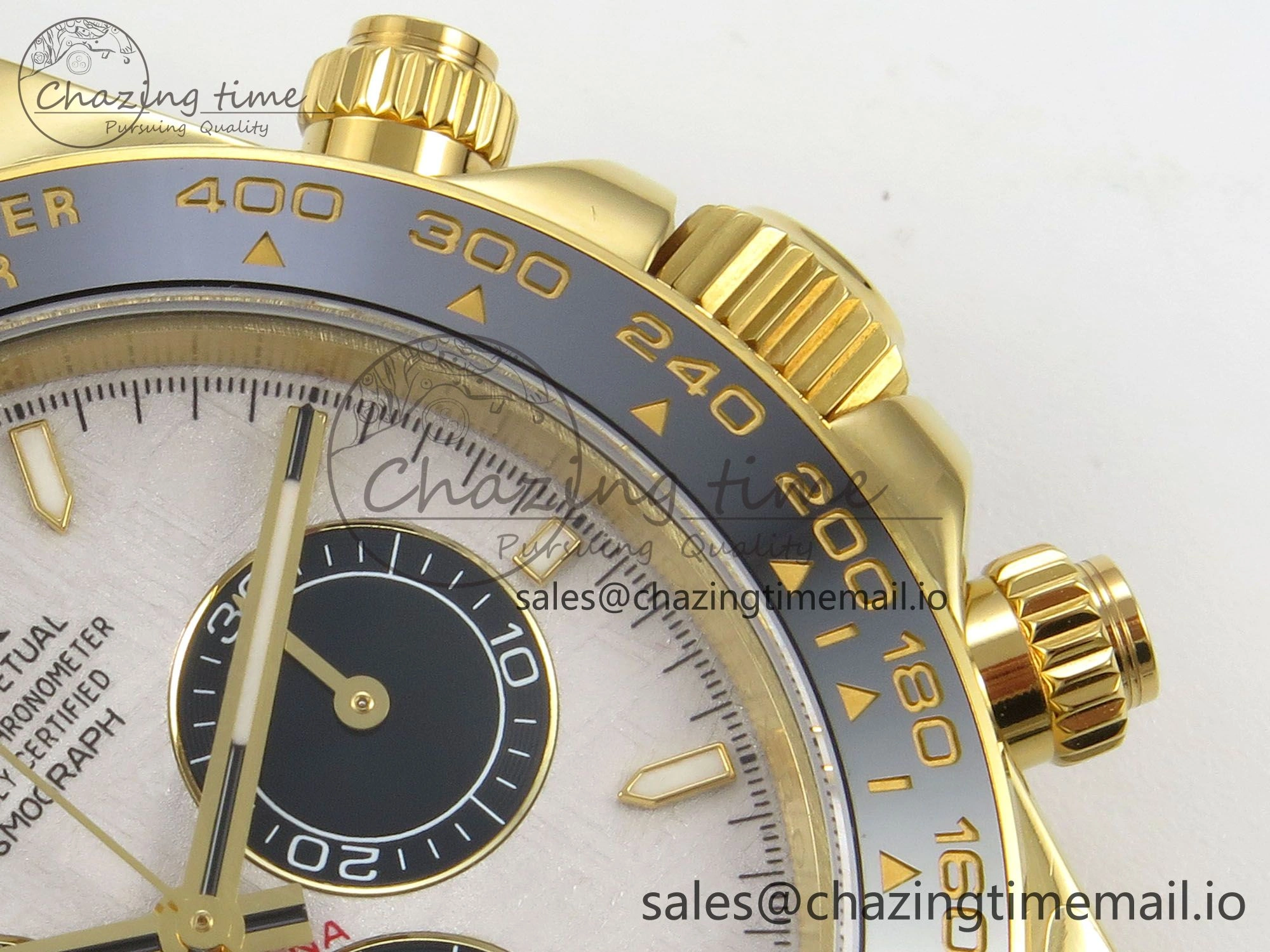 Daytona 126518 QF 1:1 Best Edition Meteorite  Stick Dial on Oysterflex Strap SH4131 V10(Gain Weight)