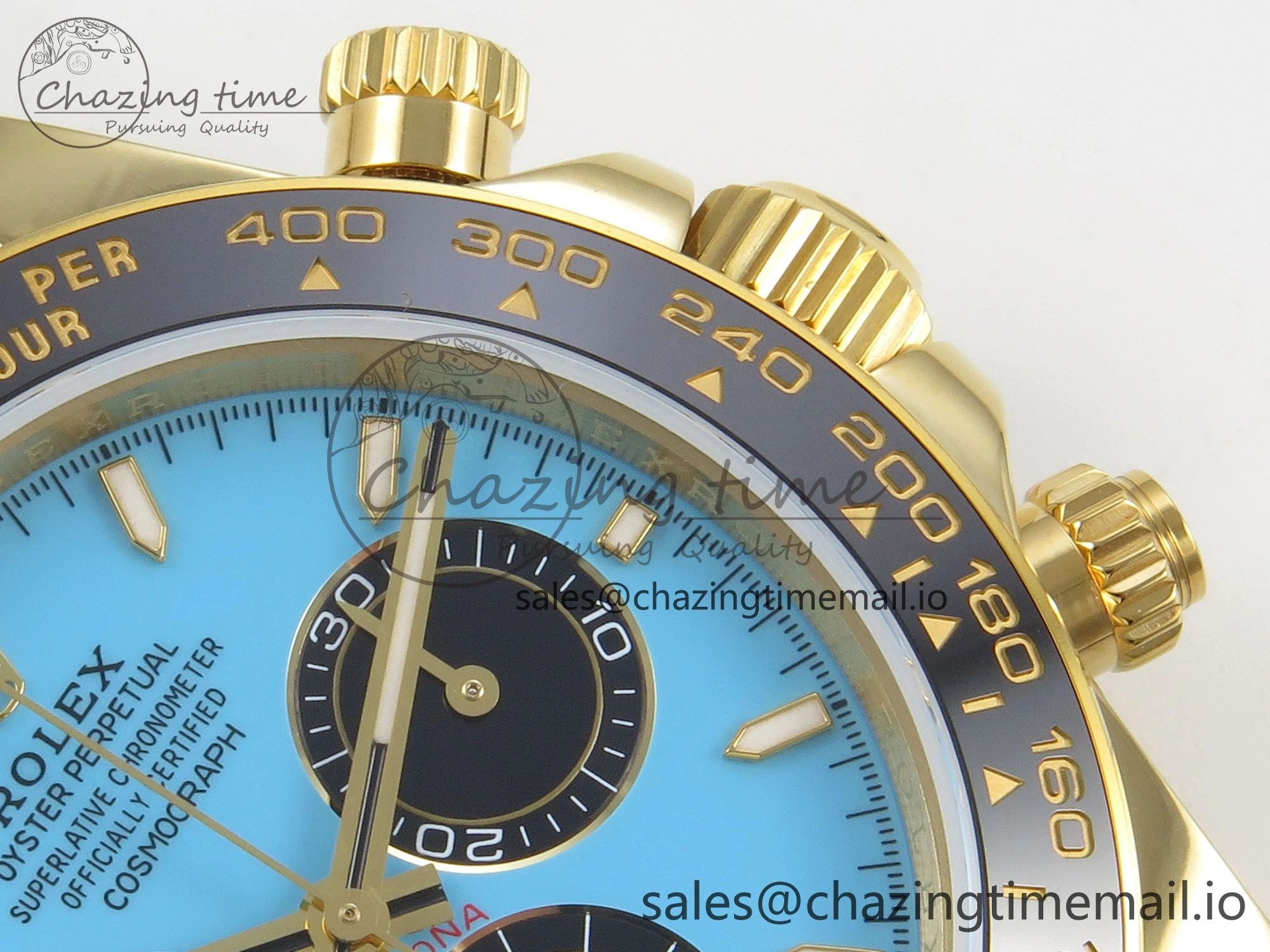 Daytona 126518 QF 1:1 Best Edition Tiffany Turquoise Blue Dial Sticks Markers on Oysterflex Strap SH4131 V6（Gain Weight）